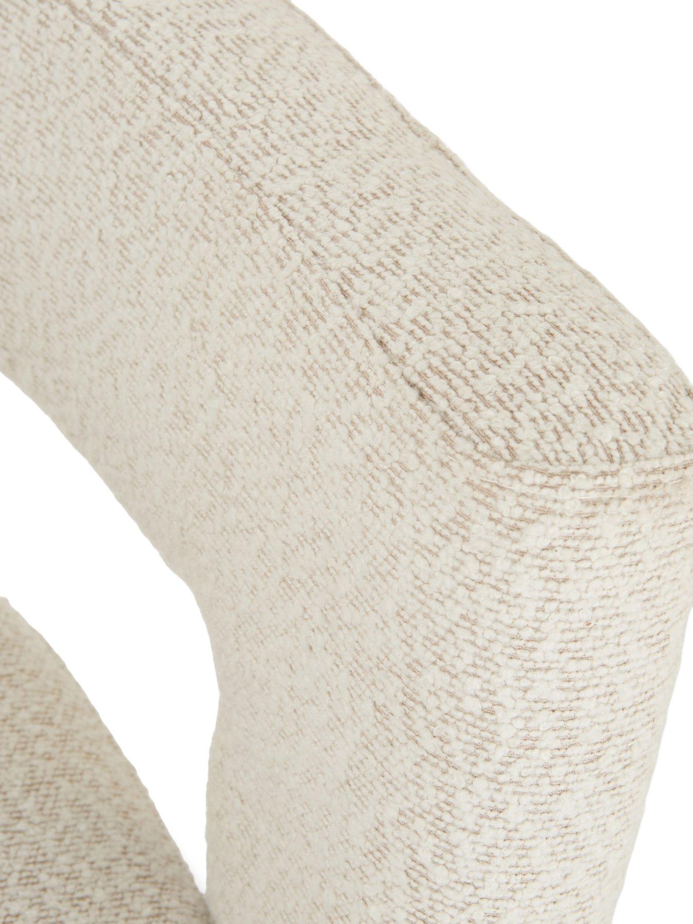 Image 7 of 7 of The Very Collection Nell Boucle Bar Stool