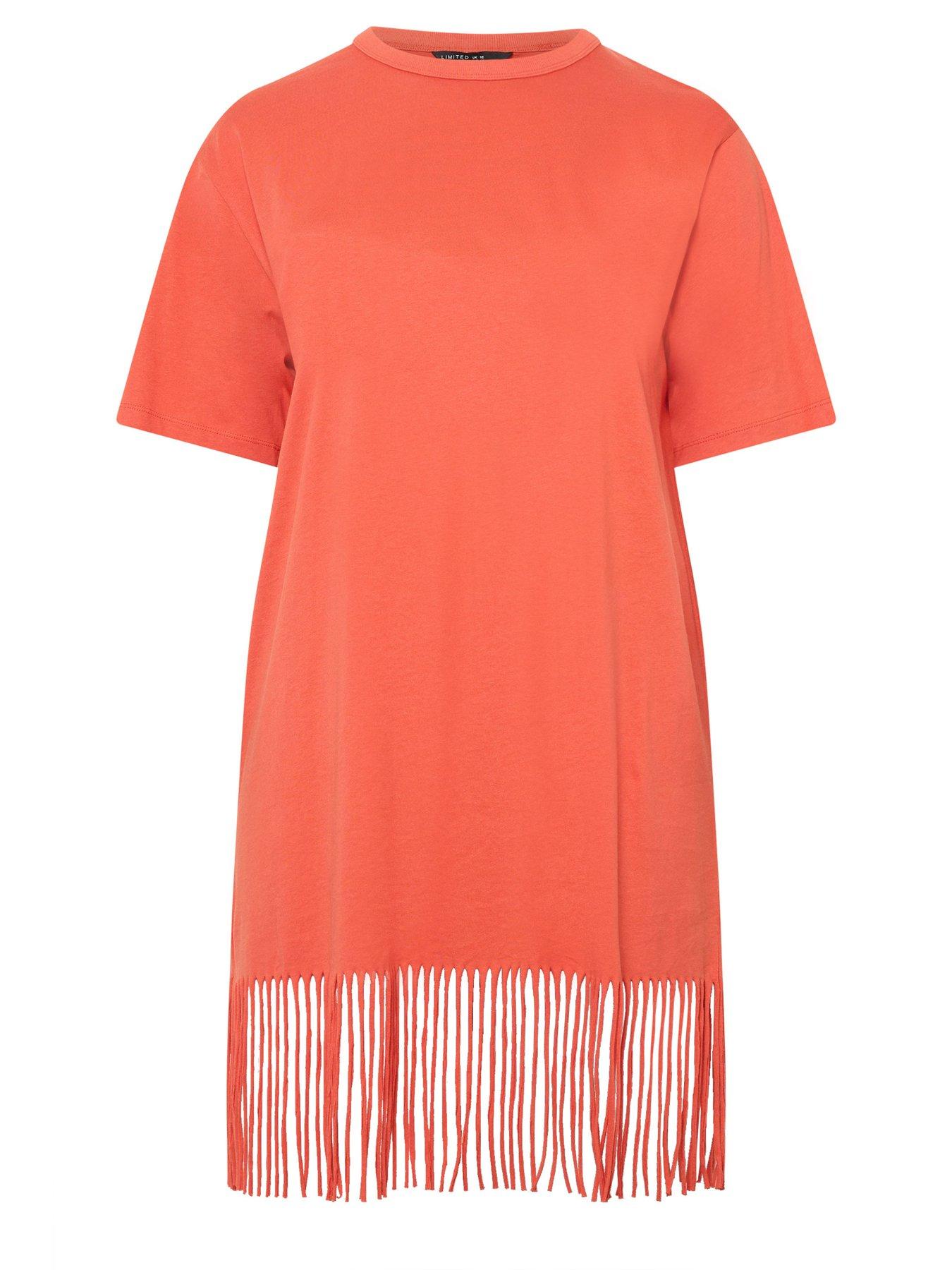 yours-curve-tassel-beach-dress-orangedetail