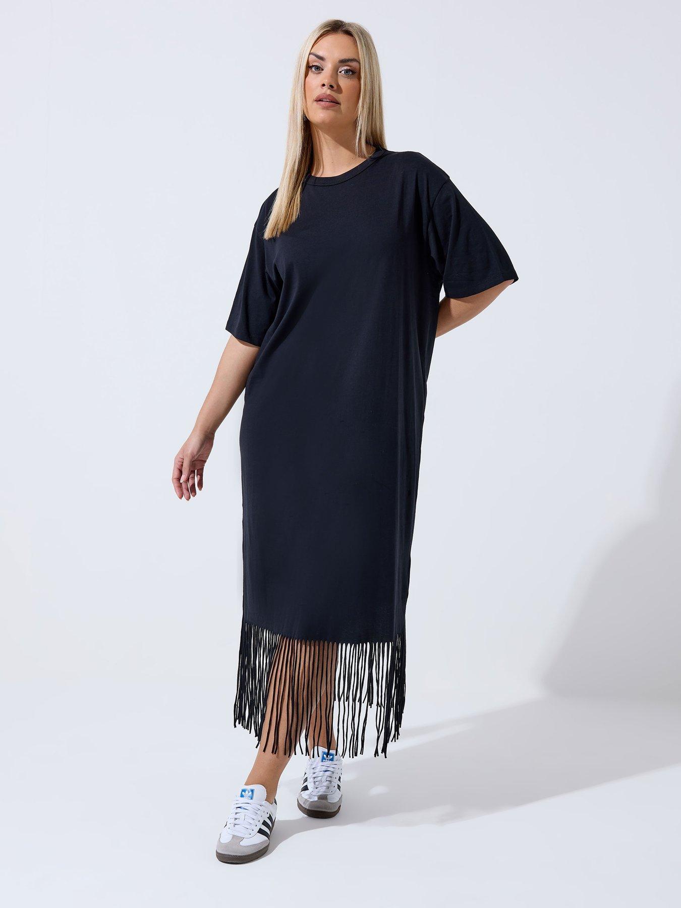 yours-curve-tassel-beach-dress-blackback