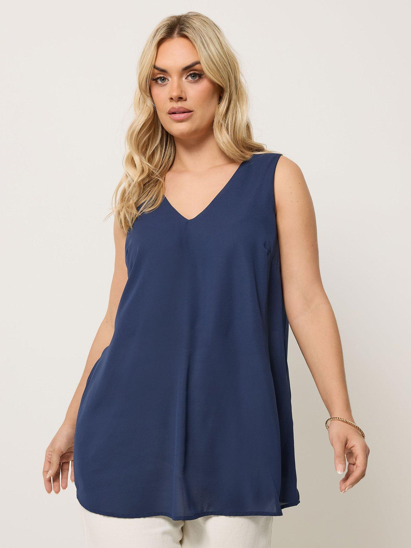 Yours Curve Swiss Moss Cami Top
