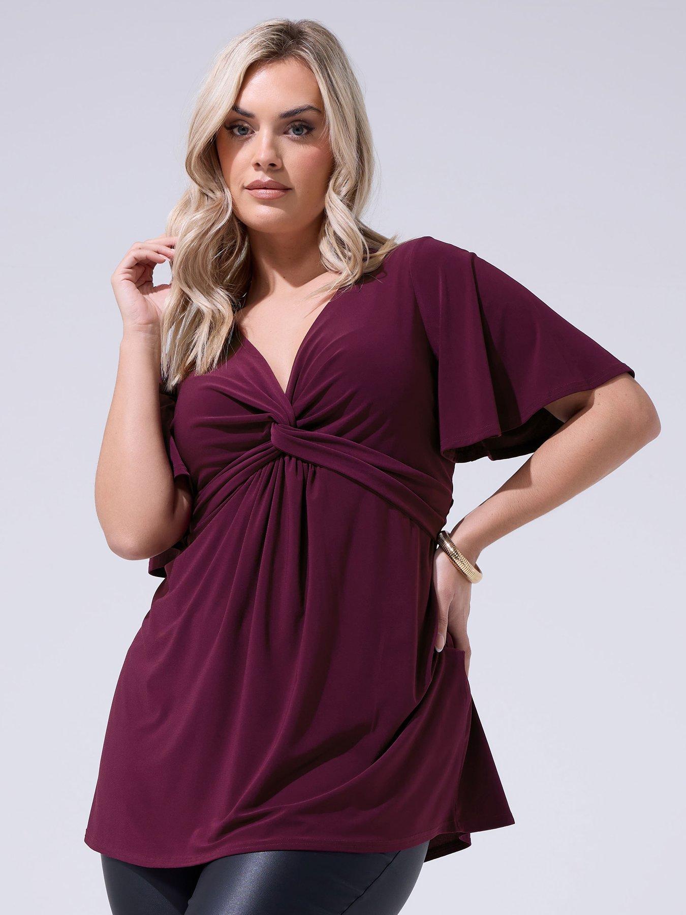 Image 1 of 5 of Yours Curve Knot Detail Front Top
