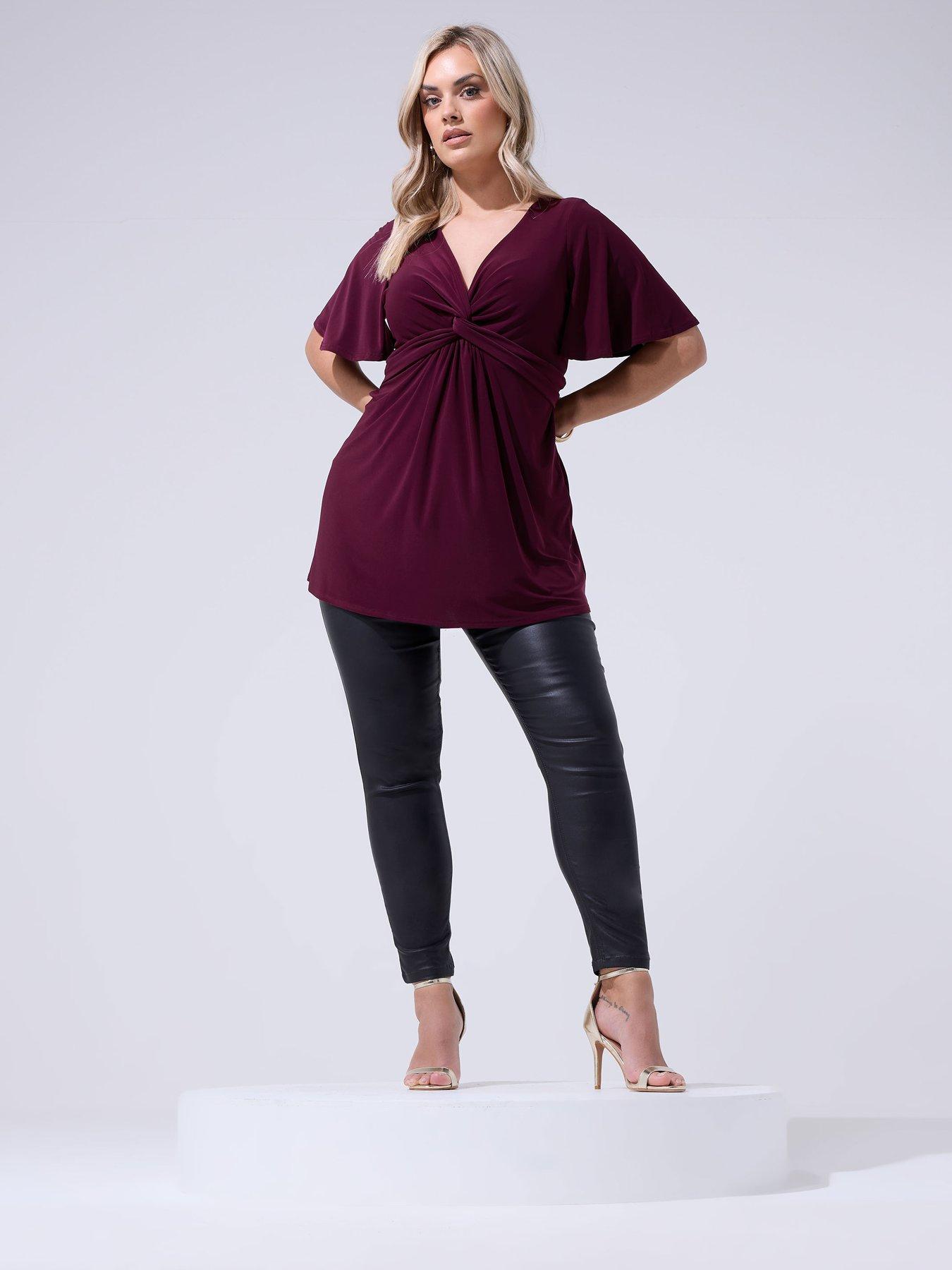 Image 3 of 5 of Yours Curve Knot Detail Front Top