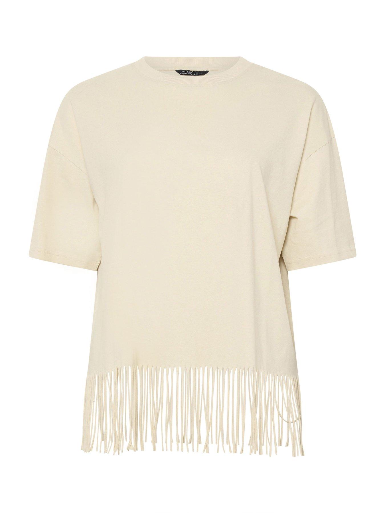 Image 5 of 5 of Yours Curve Tassel Beach Top