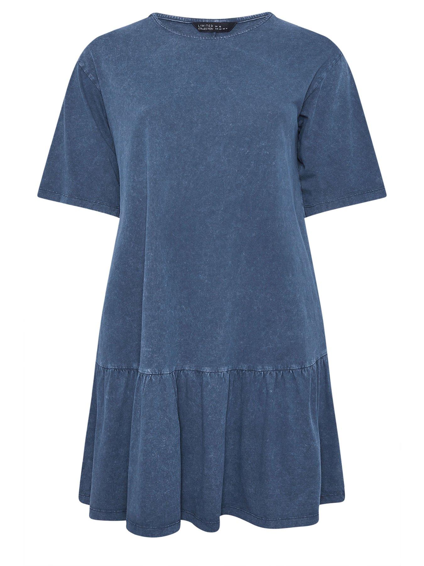 Image 5 of 5 of Yours Curve Acid Wash Dress