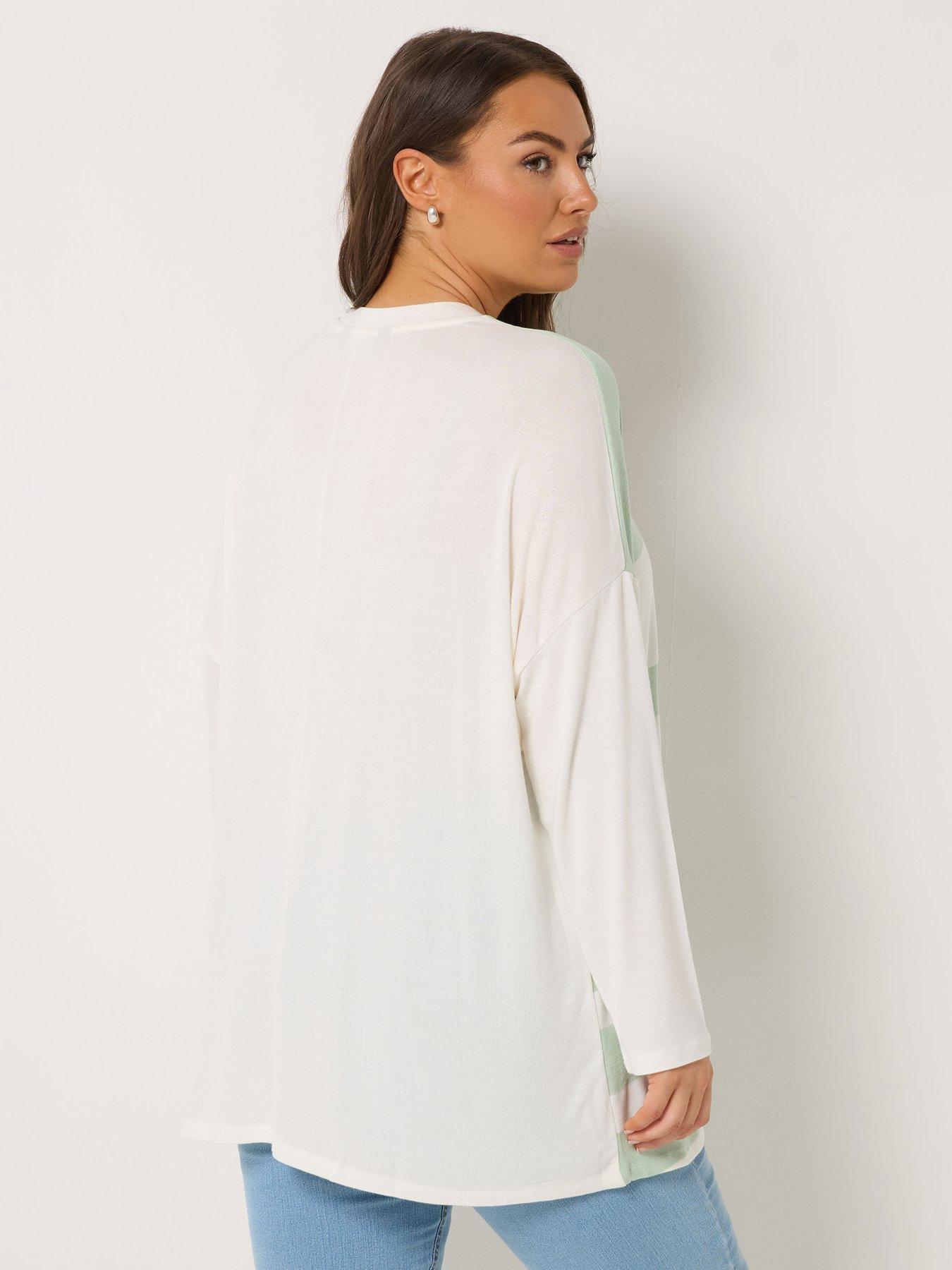 Image 2 of 5 of Yours Curve Bold Stripe Top