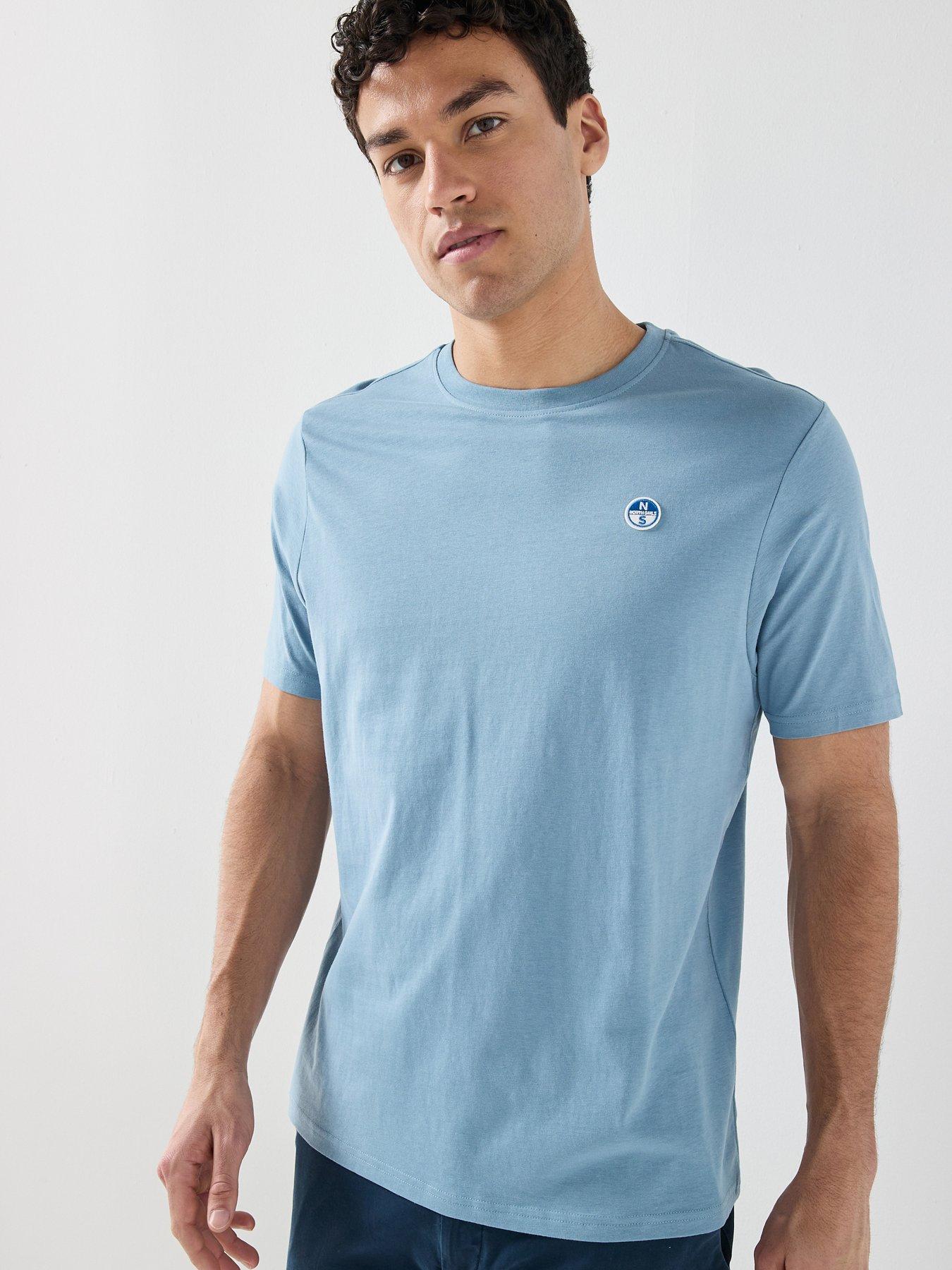 North Sails Left Chest Logo T-Shirt - Blue