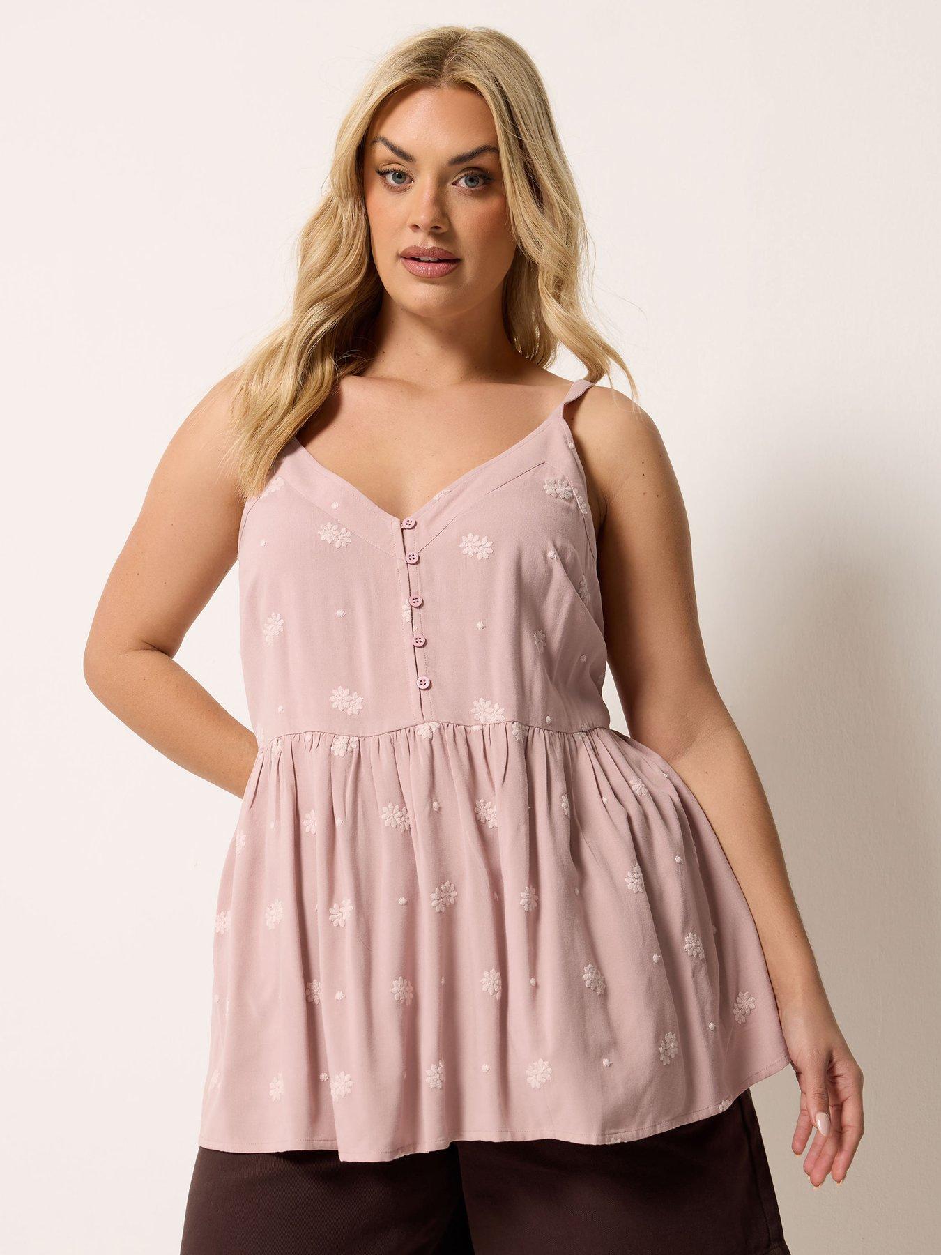 Yours Curve Embroidered Cami