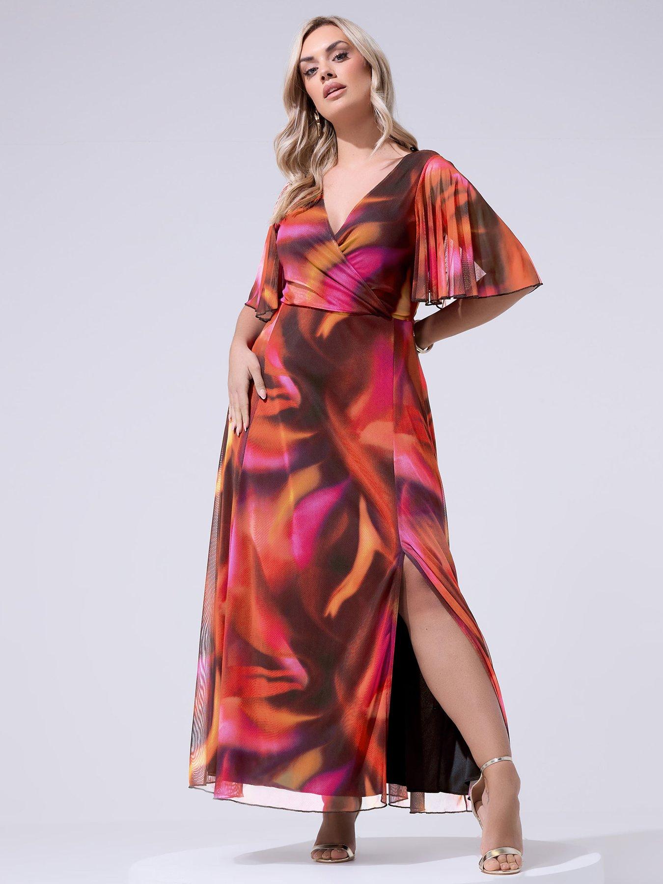 womens red wrap dresses | Very IE