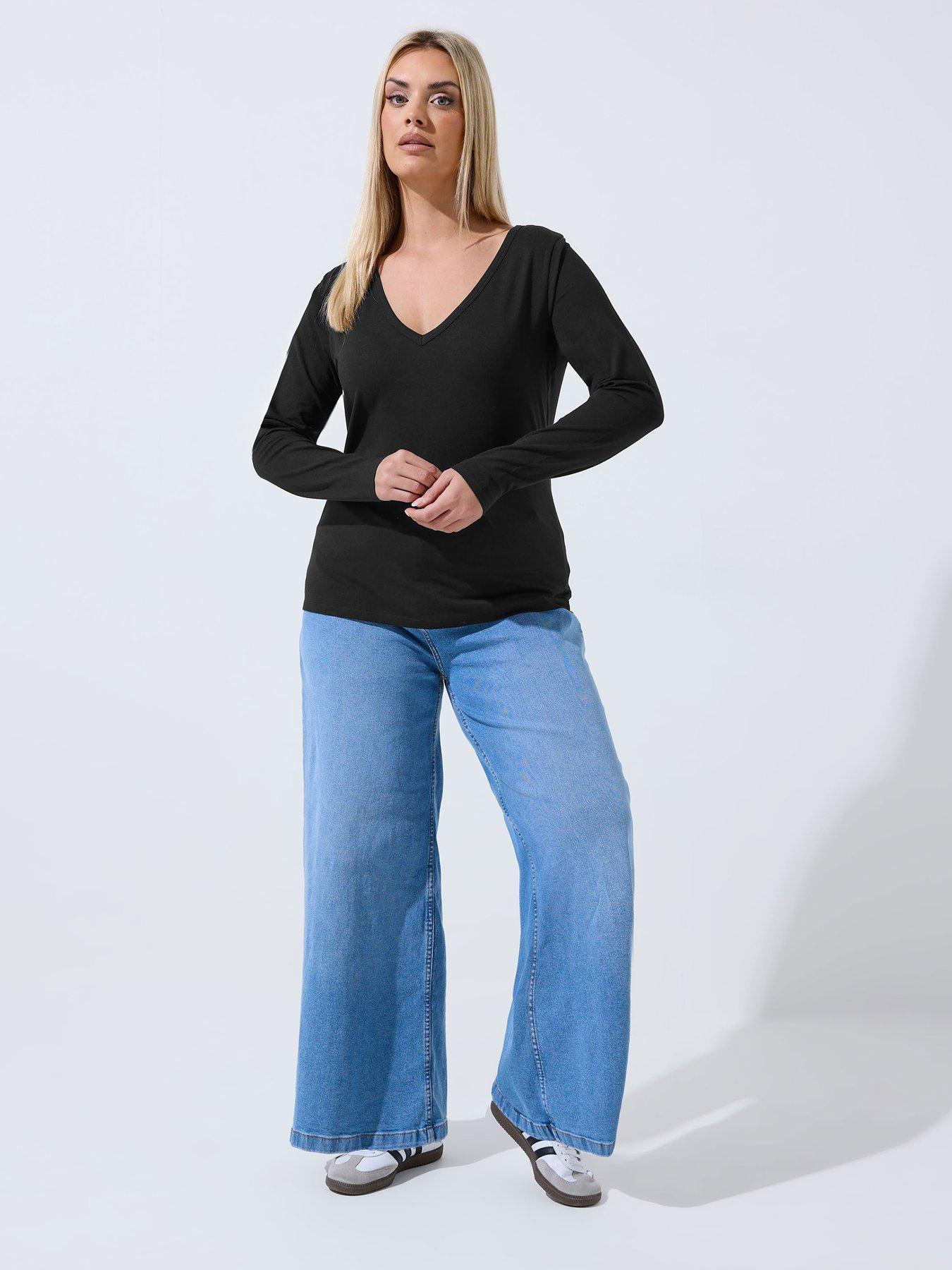 yours-curve-long-sleeve-top-blackback