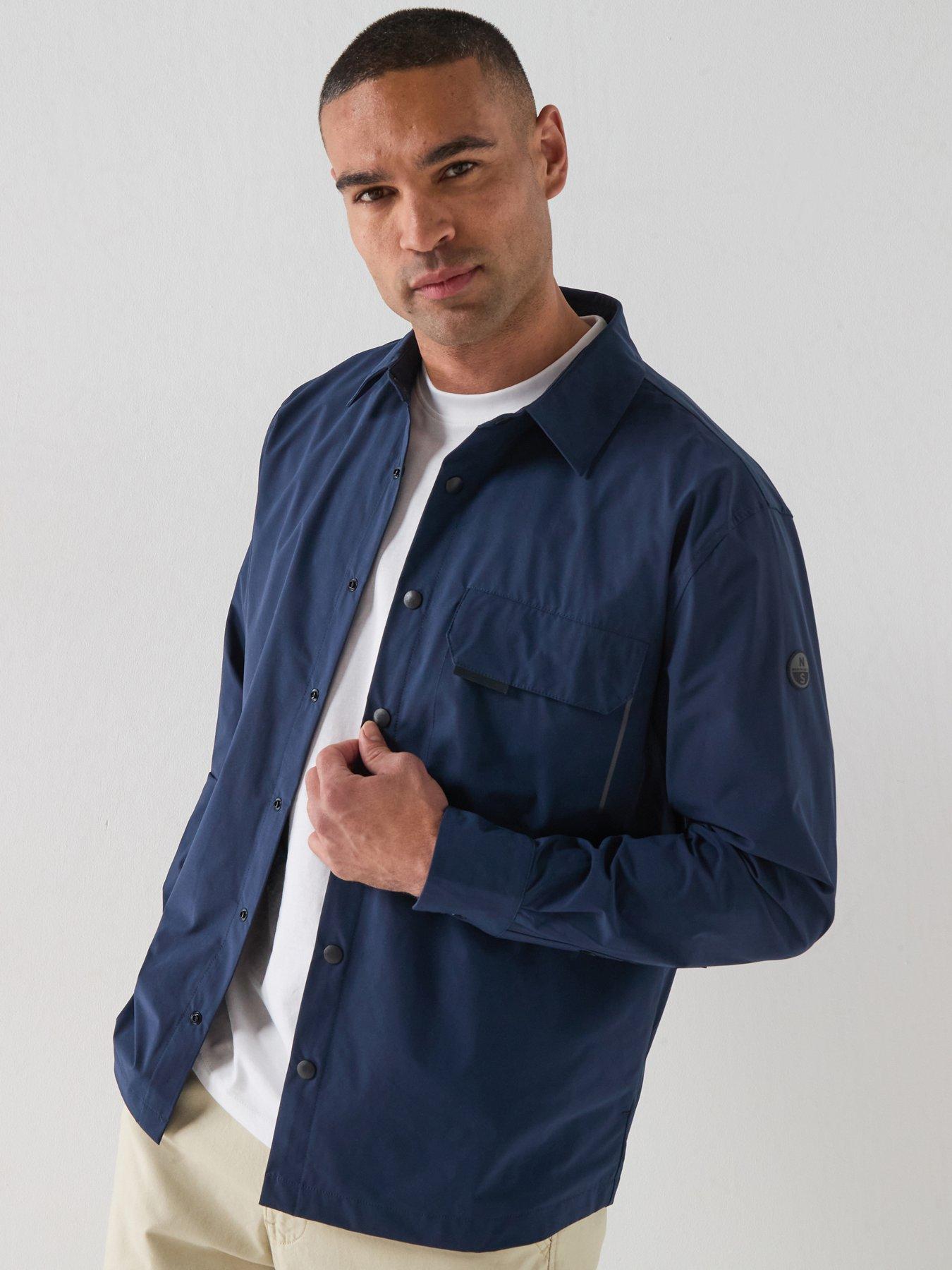 North Sails Long Sleeve Chest Pocket Overshirt - Navy