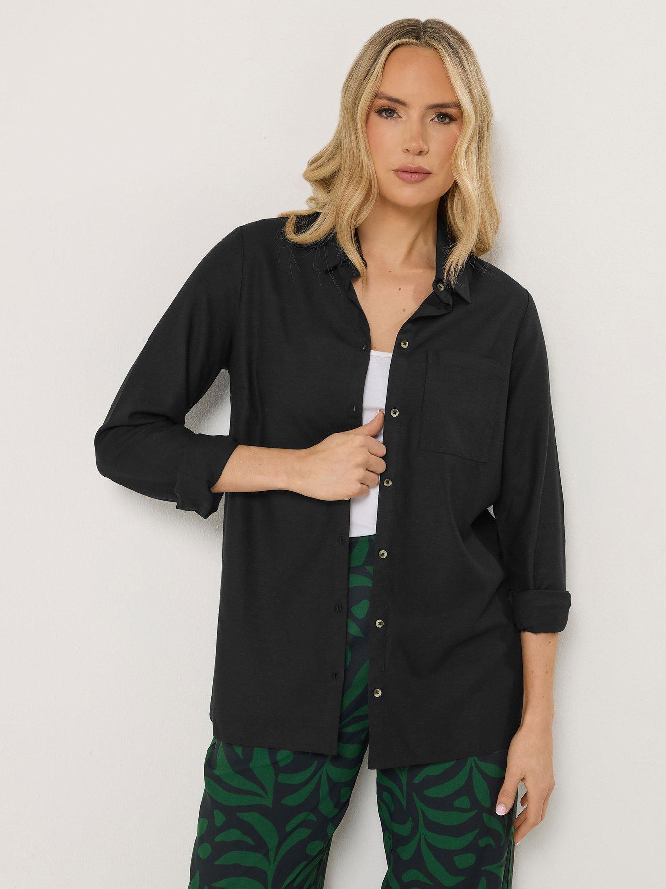 Long Tall Sally Sleeve Shirt - Black
