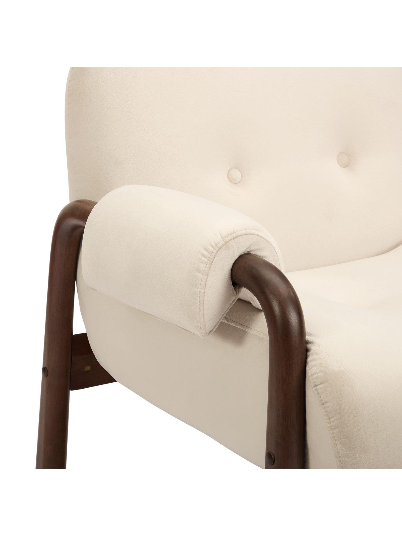 Image 4 of 7 of Dusk Tabby Accent Chair - Ecru