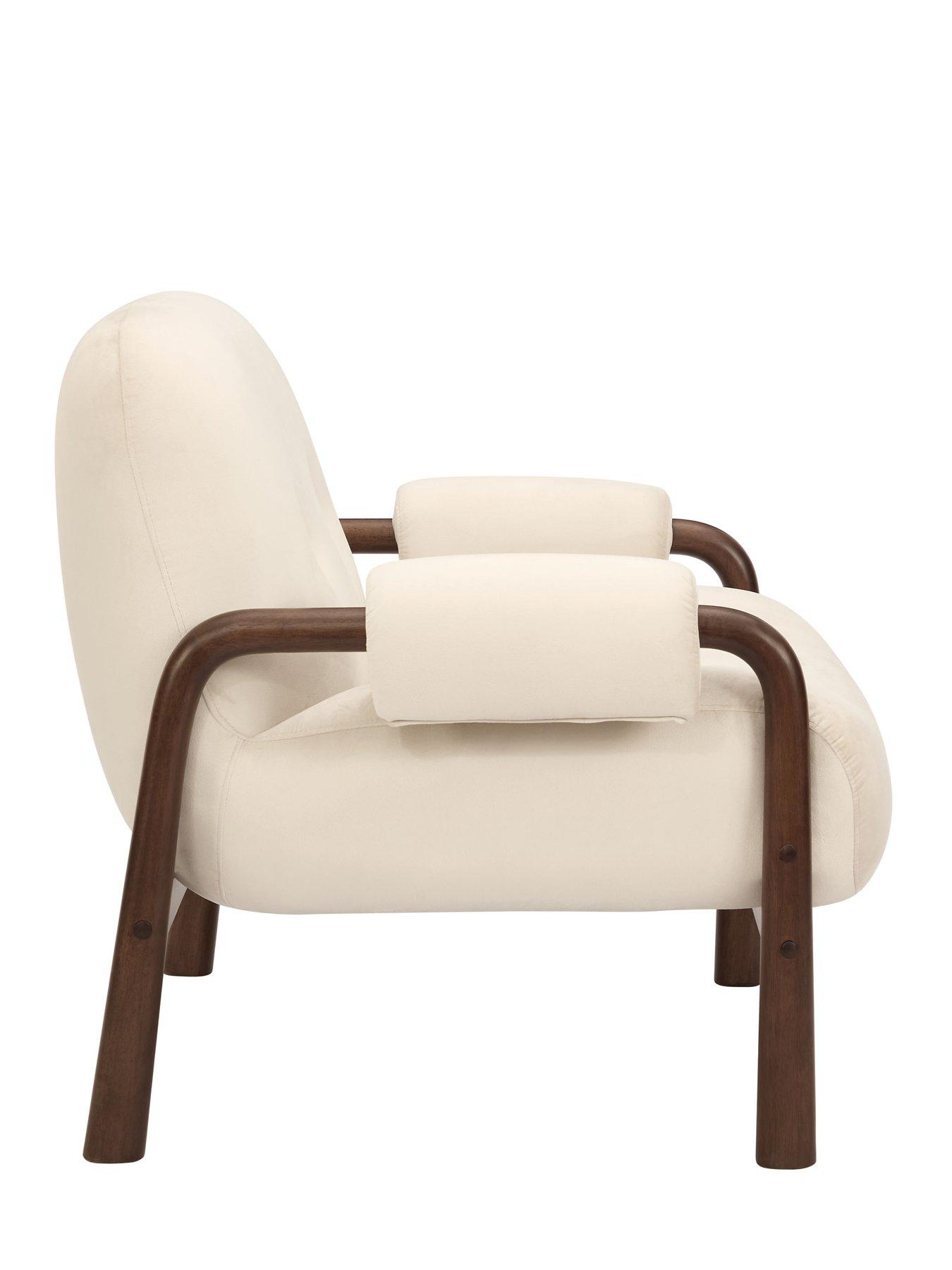 Image 5 of 7 of Dusk Tabby Accent Chair - Ecru