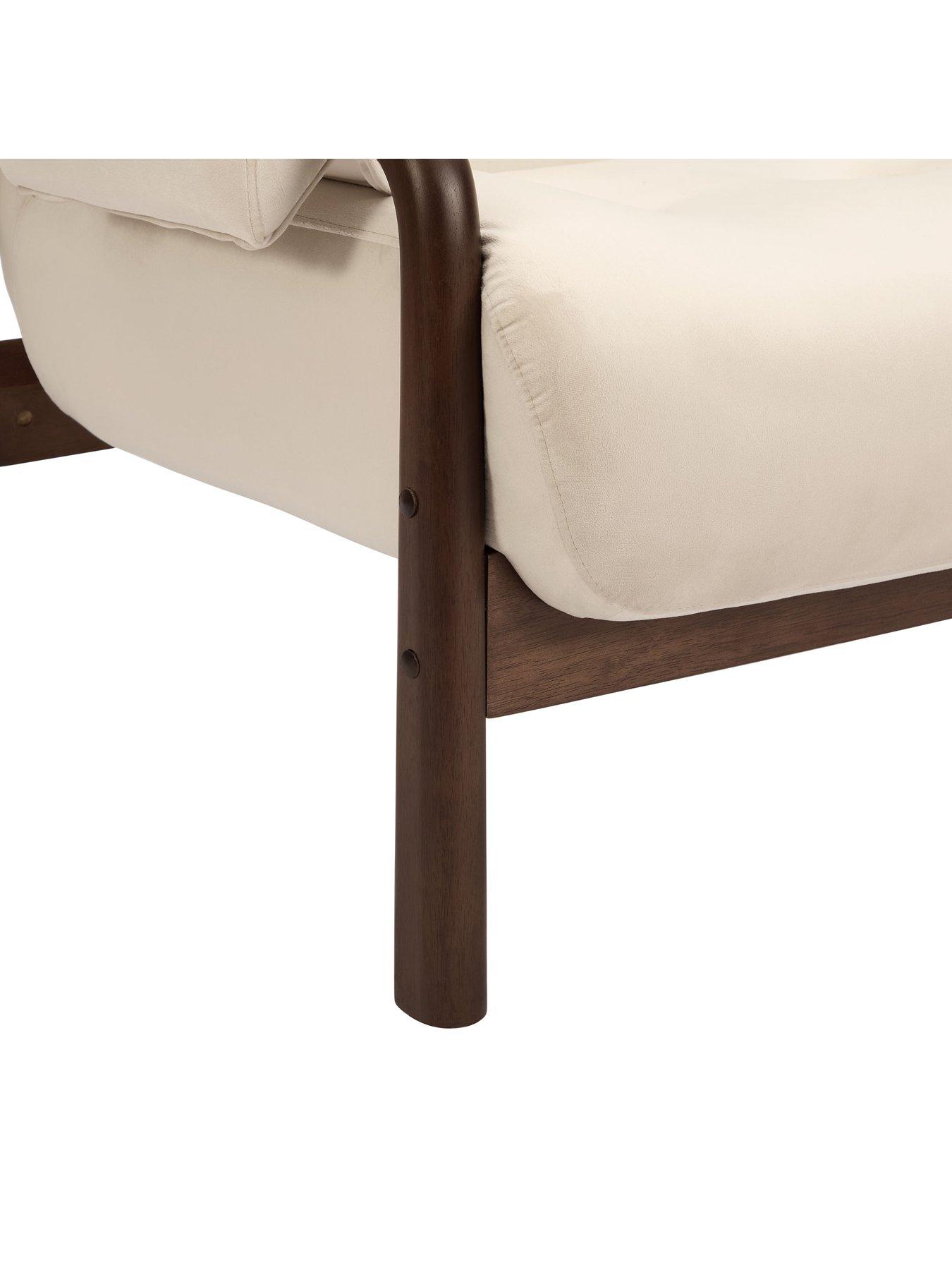 Image 6 of 7 of Dusk Tabby Accent Chair - Ecru