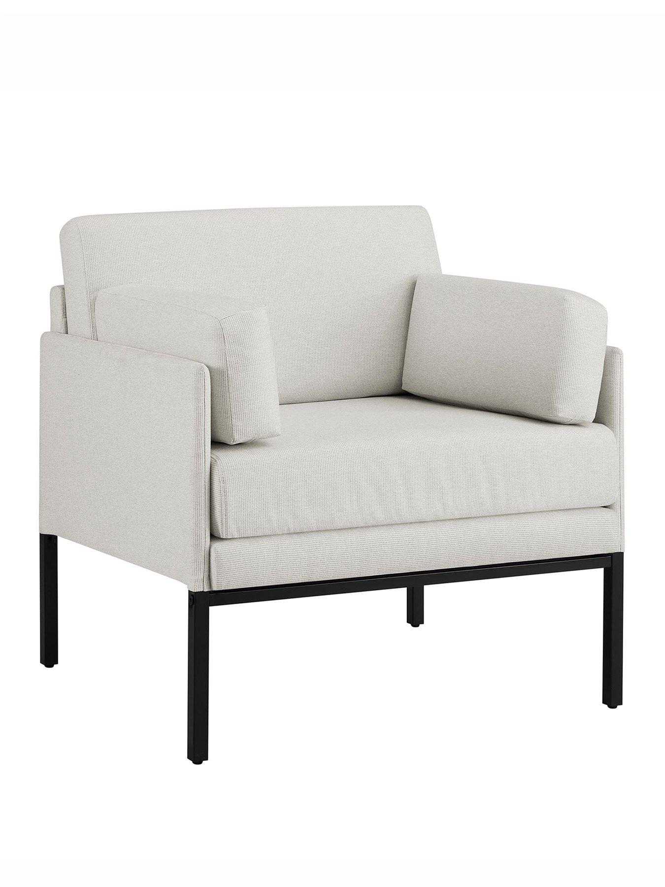 Image 2 of 6 of Dusk Ada Accent Chair - Natural Stripe