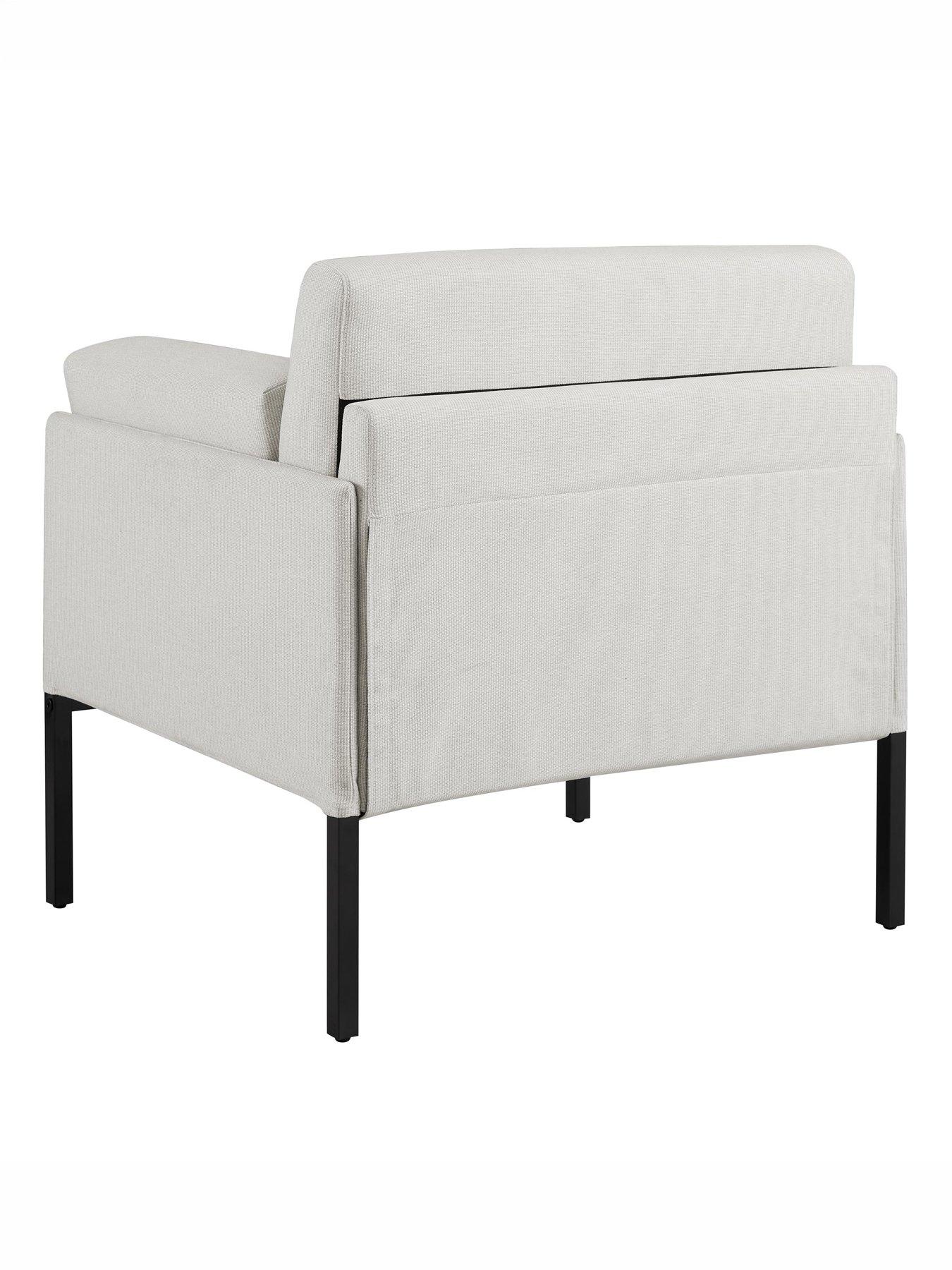 Image 4 of 6 of Dusk Ada Accent Chair - Natural Stripe