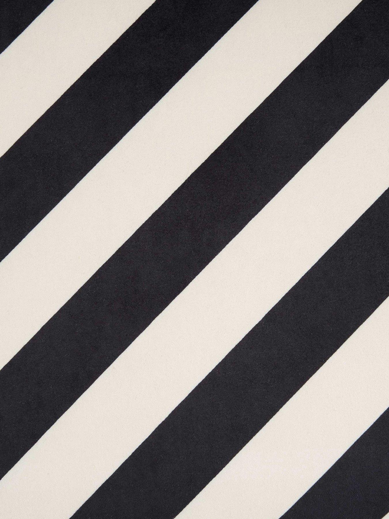 Image 7 of 7 of Dusk Lola Set Of 2 Barstools - Mono Stripe