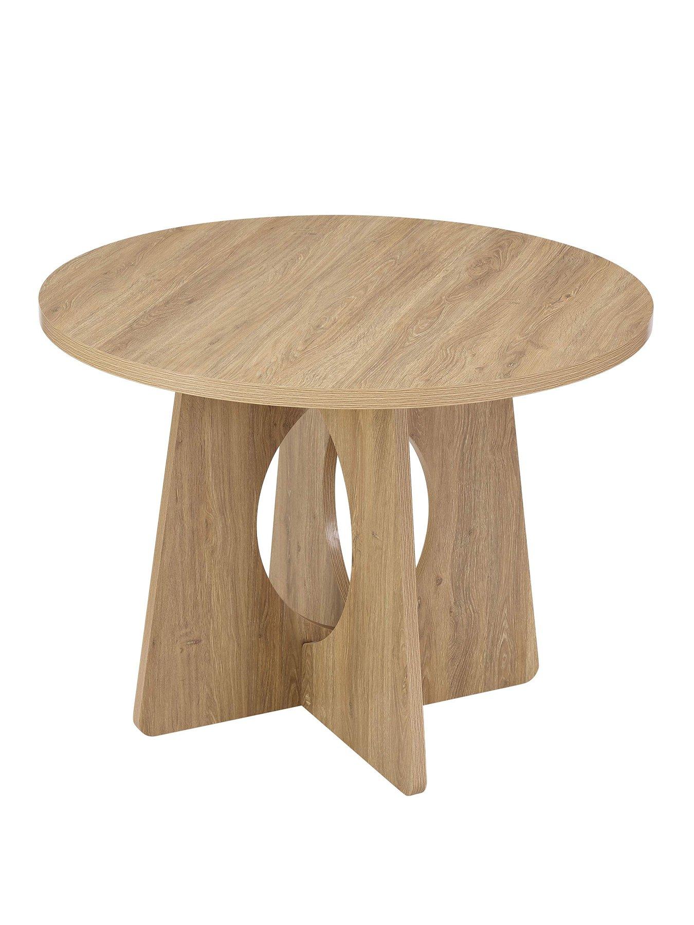 Image 2 of 6 of Dusk Lucy 4 Seater Dining Table - Light Wood