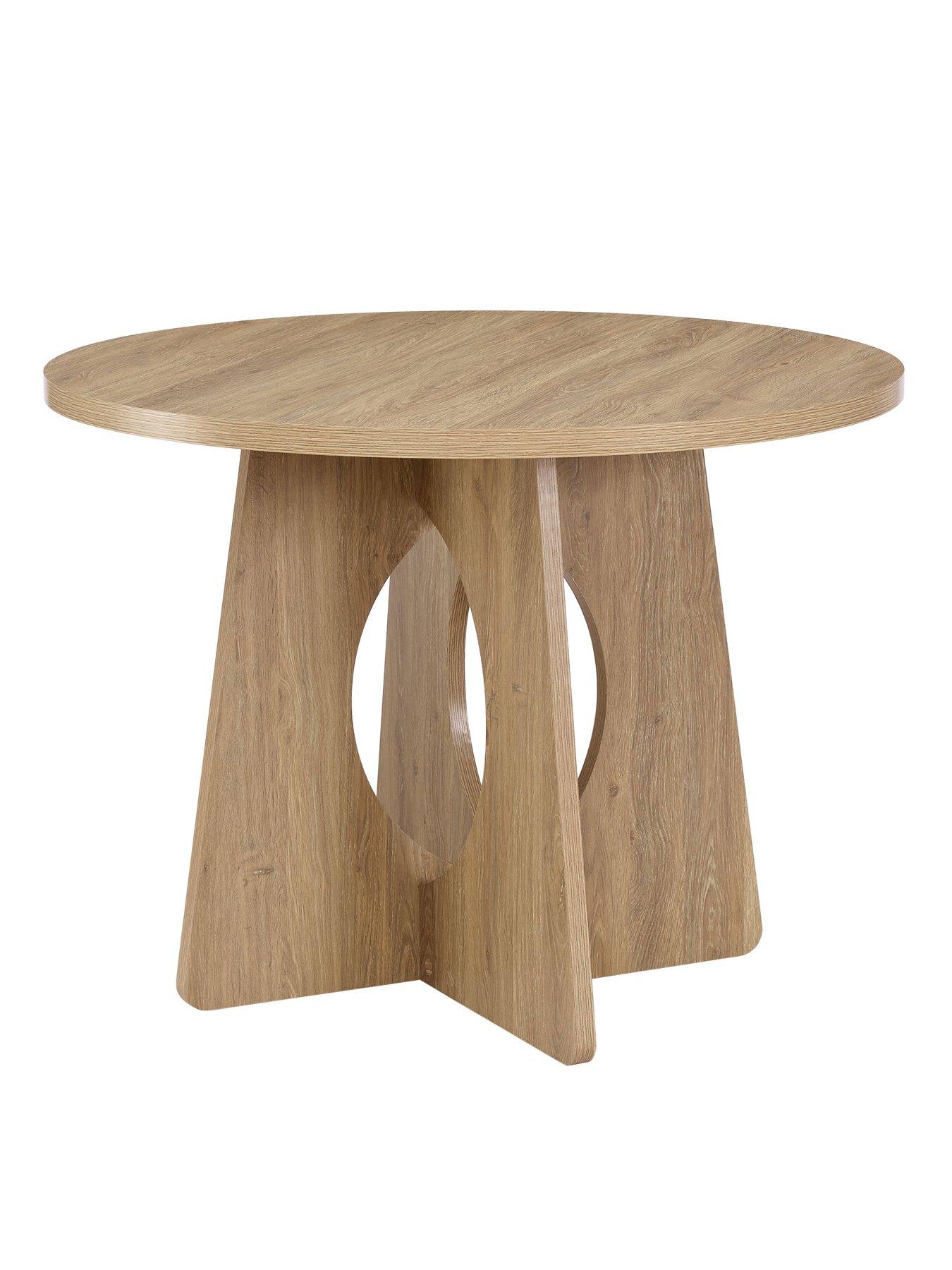 Image 3 of 6 of Dusk Lucy 4 Seater Dining Table - Light Wood