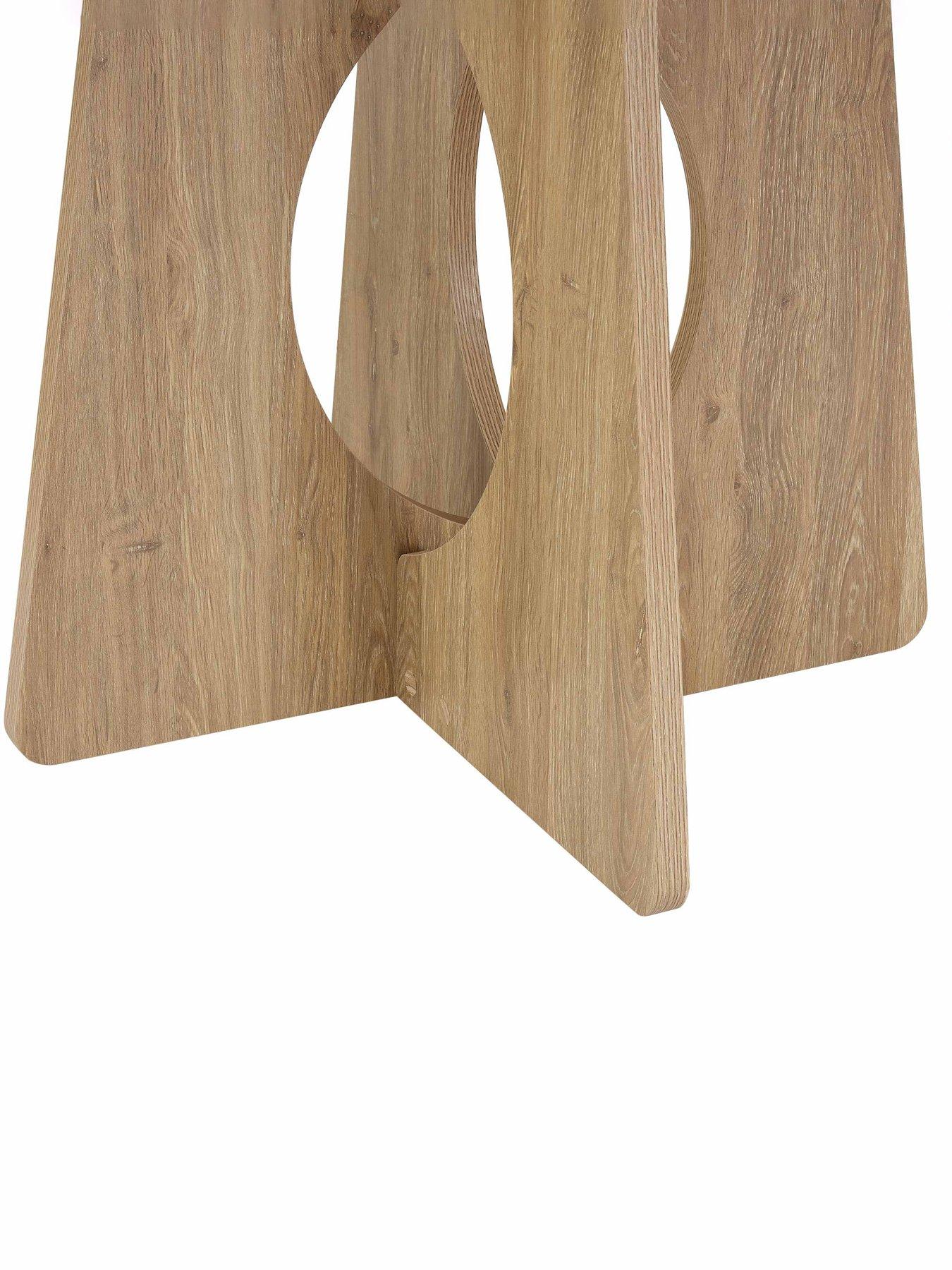 Image 4 of 6 of Dusk Lucy 4 Seater Dining Table - Light Wood