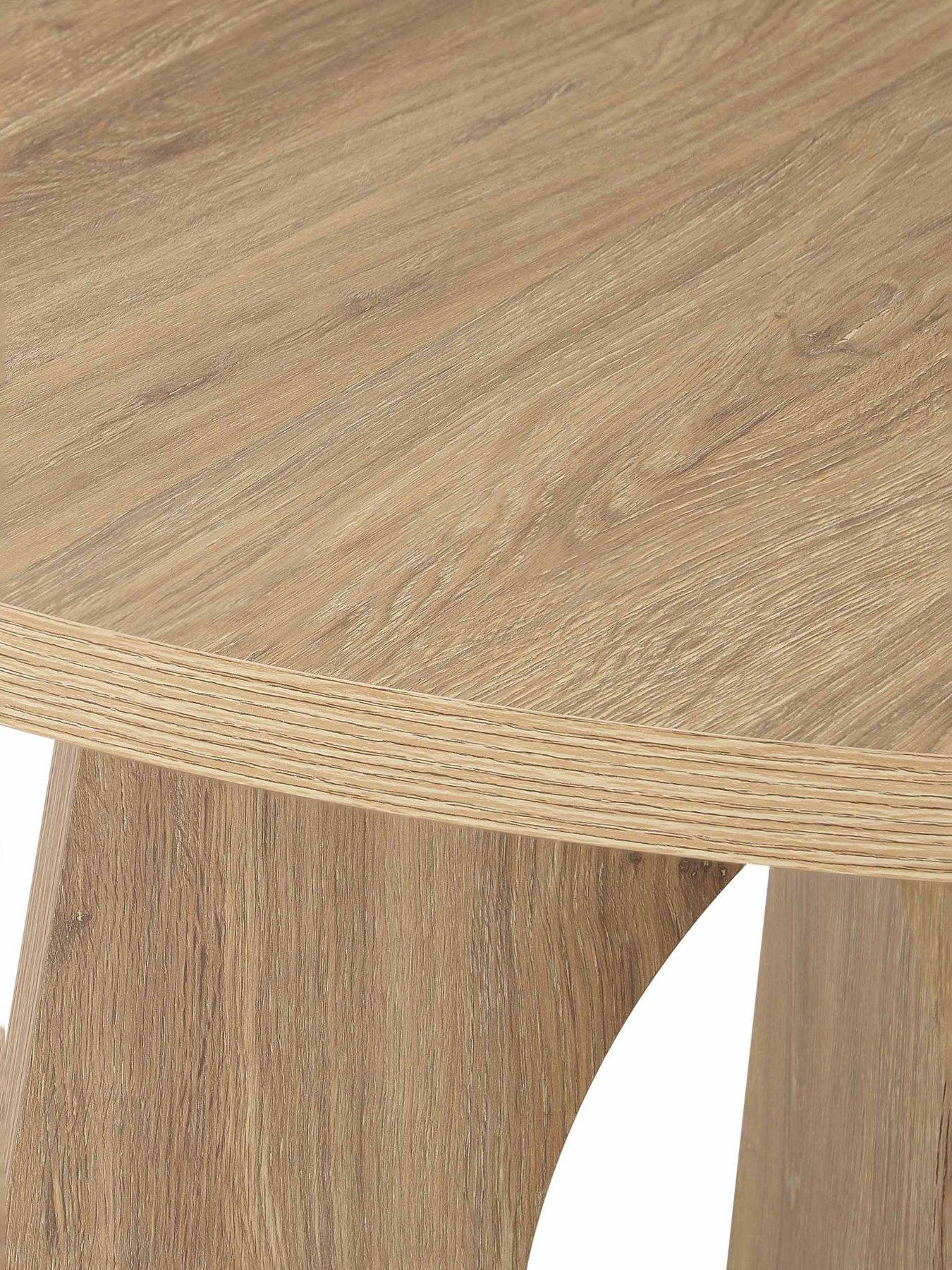 Image 5 of 6 of Dusk Lucy 4 Seater Dining Table - Light Wood