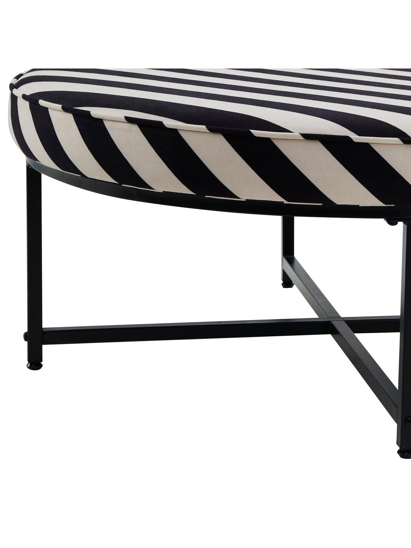 dusk-northwich-black-metal-frame-pouffe-mono-stripeback