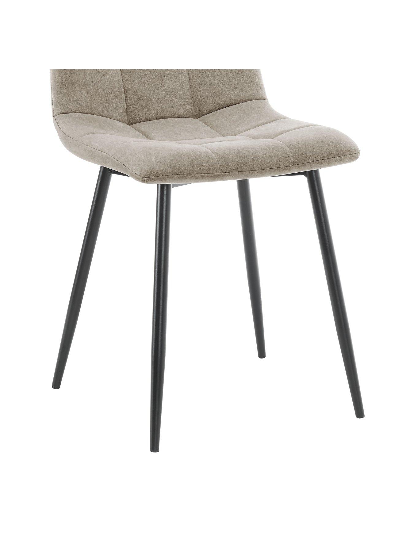 Image 6 of 7 of Dusk Eden Set Of 2 Dining Chairs - Stone