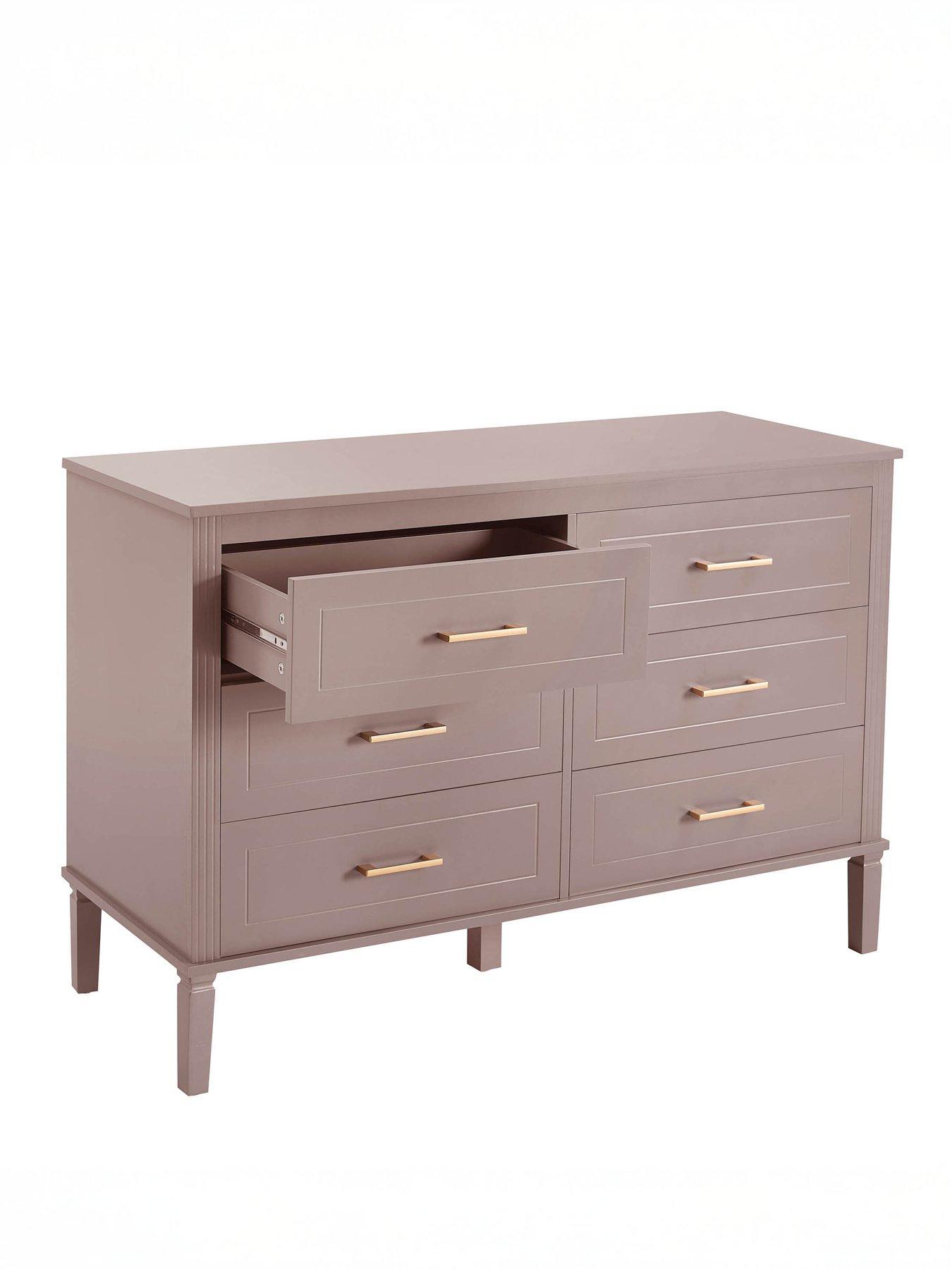 Image 3 of 5 of Dusk Sienna 6 Drawer Chest - Dusty Mauve