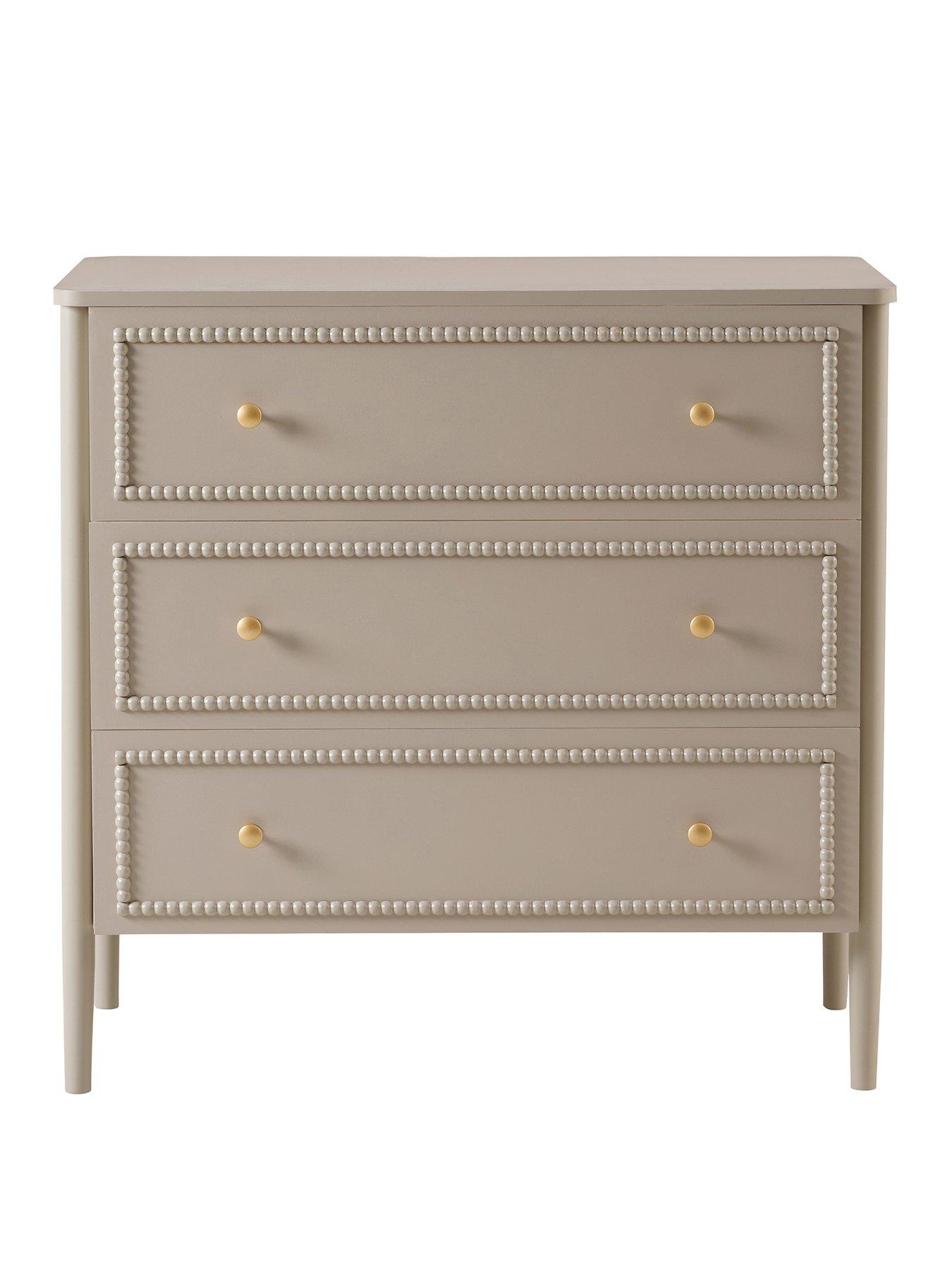 dusk-posy-bobbin-3-drawer-chest-taupestillFront