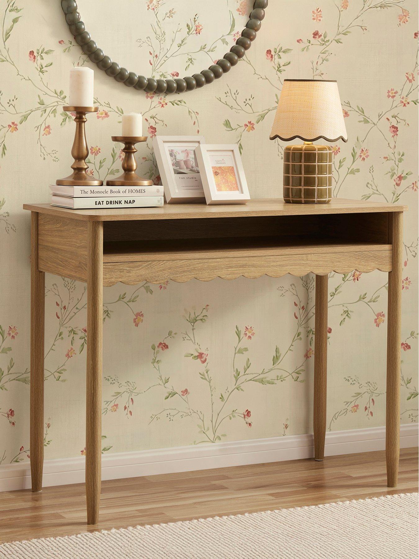 Dusk Betty Dressing Table - Light Wood
