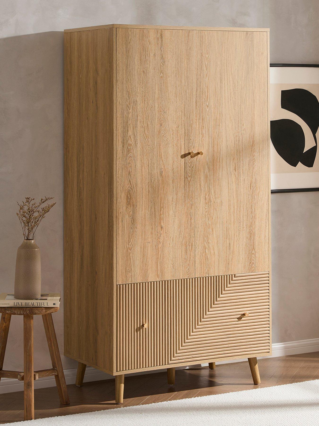 dusk-dora-2-door-wardrobe-with-drawer-light-woodfront