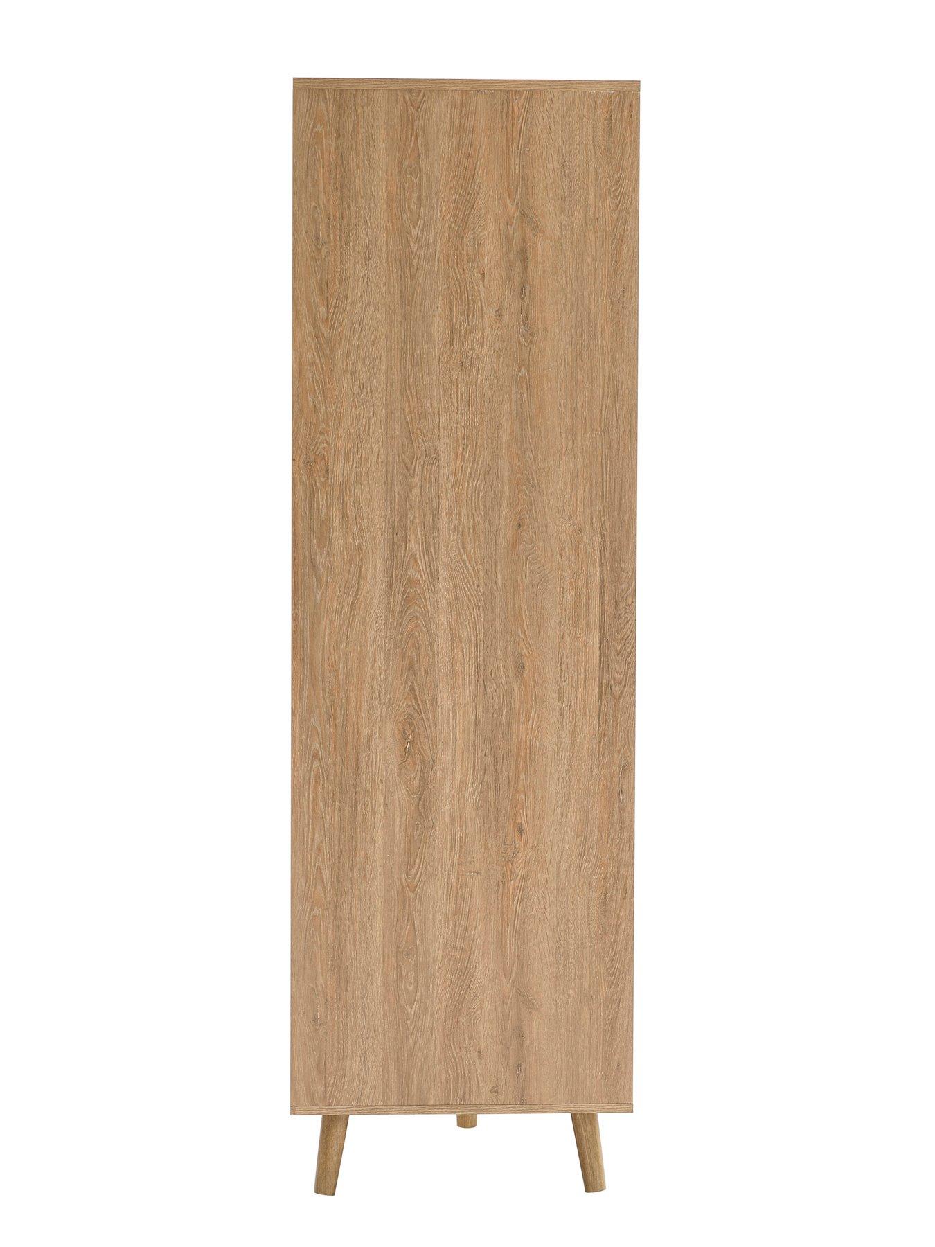 dusk-dora-2-door-wardrobe-with-drawer-light-wooddetail
