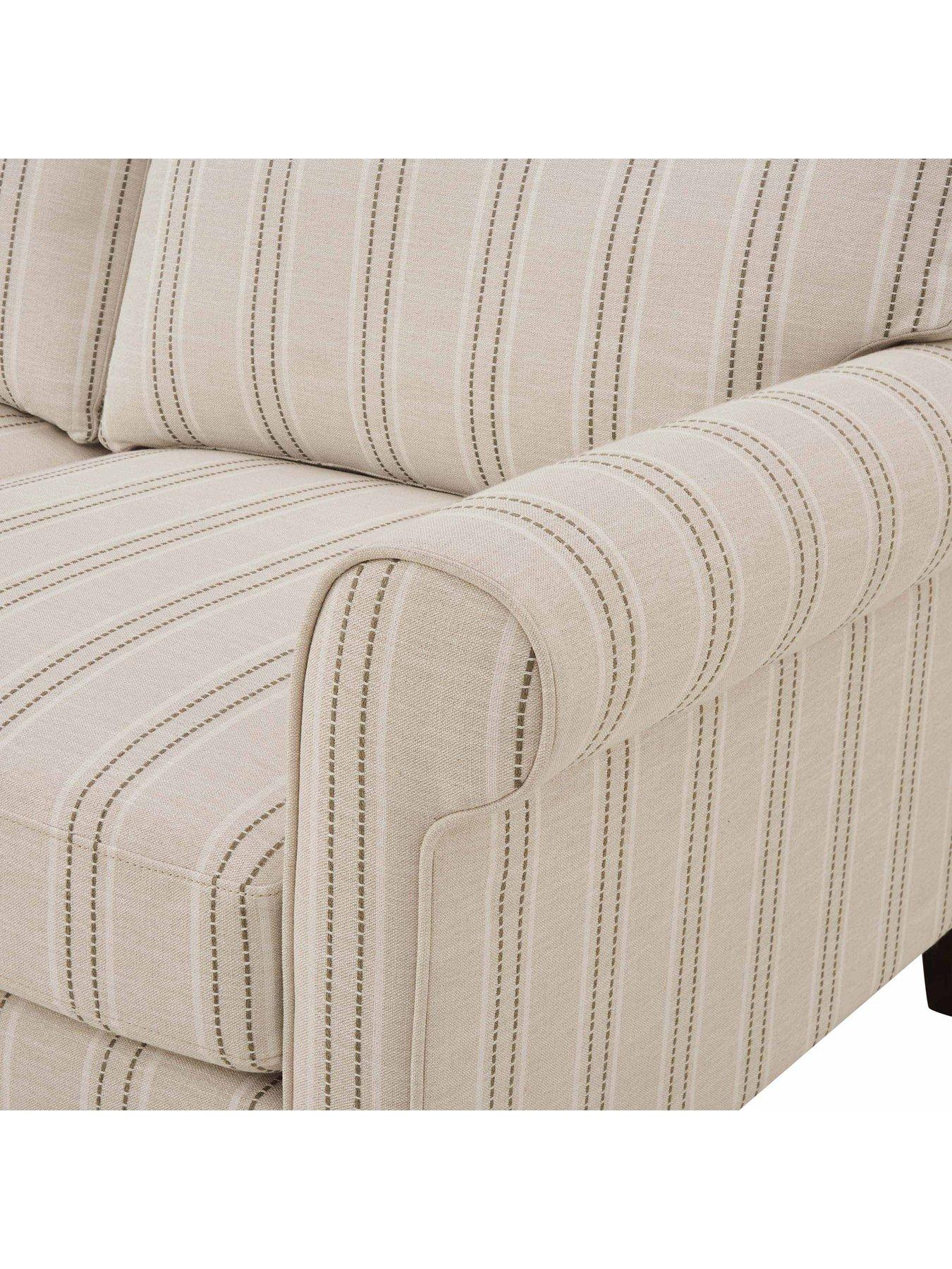 Image 4 of 7 of Dusk Sicily 3 Seater Sofa - Stripe