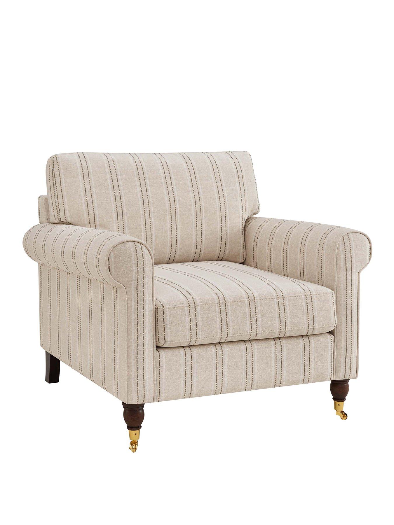 Image 2 of 6 of Dusk Sicily Armchair - Stripe