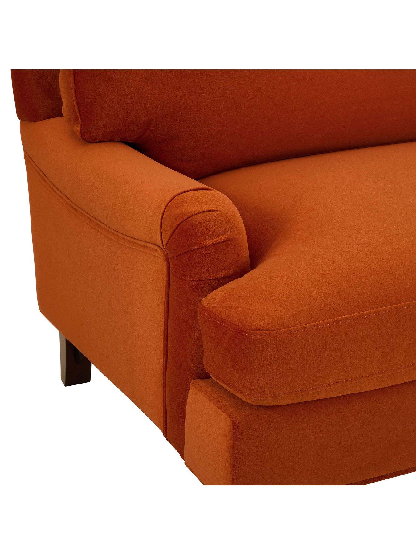Image 5 of 7 of Dusk Hampshire Loveseat - Bright Orange