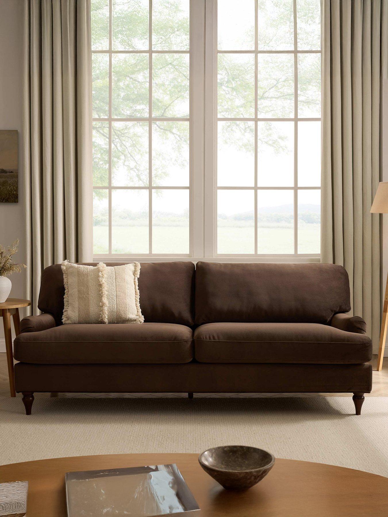 Image 3 of 7 of Dusk Hampshire 3 Seater Sofa - Cappuccino