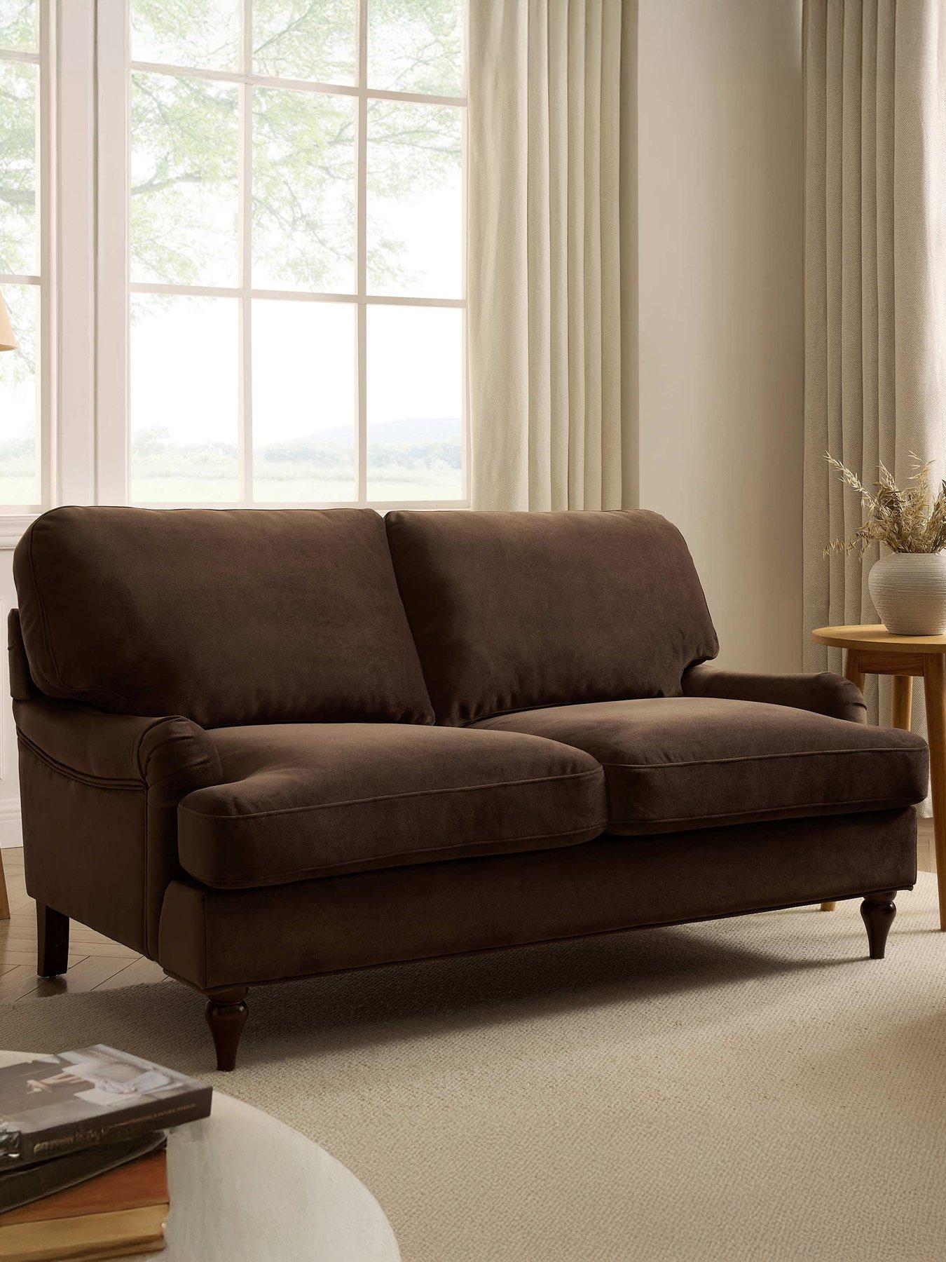 Image 1 of 7 of Dusk Hampshire 2 Seater Sofa - Cappuccino