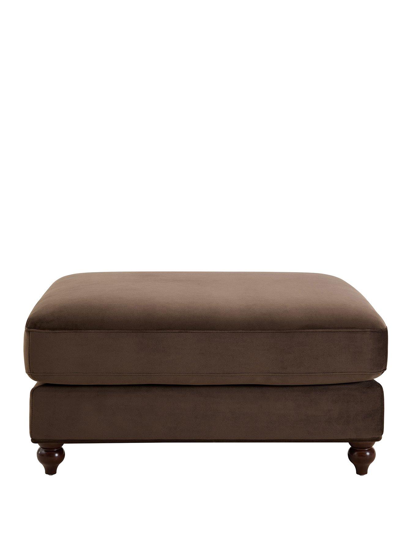 Image 2 of 5 of Dusk Hampshire Pouffe - Cappuccino
