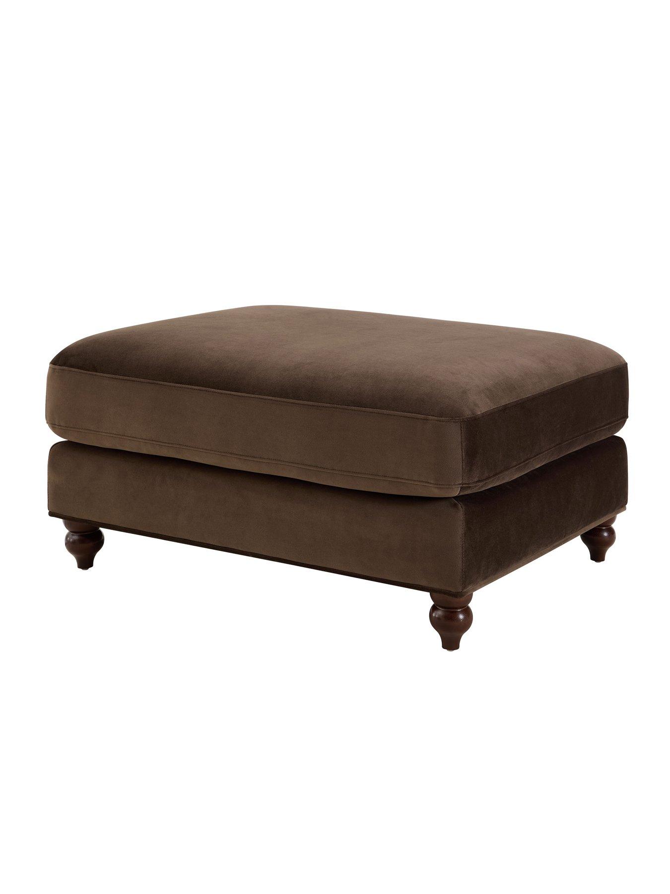 Image 3 of 5 of Dusk Hampshire Pouffe - Cappuccino