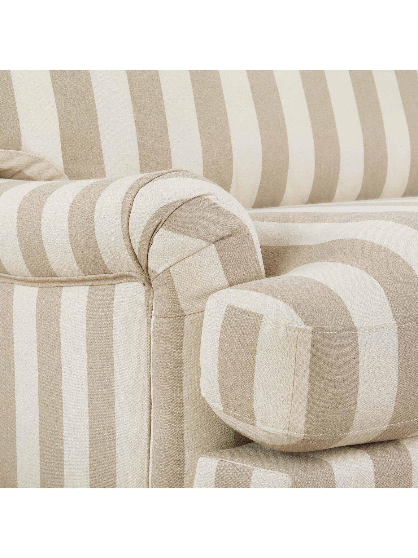 Image 4 of 7 of Dusk Hampshire 2 Seater Sofa - Natural Stripe