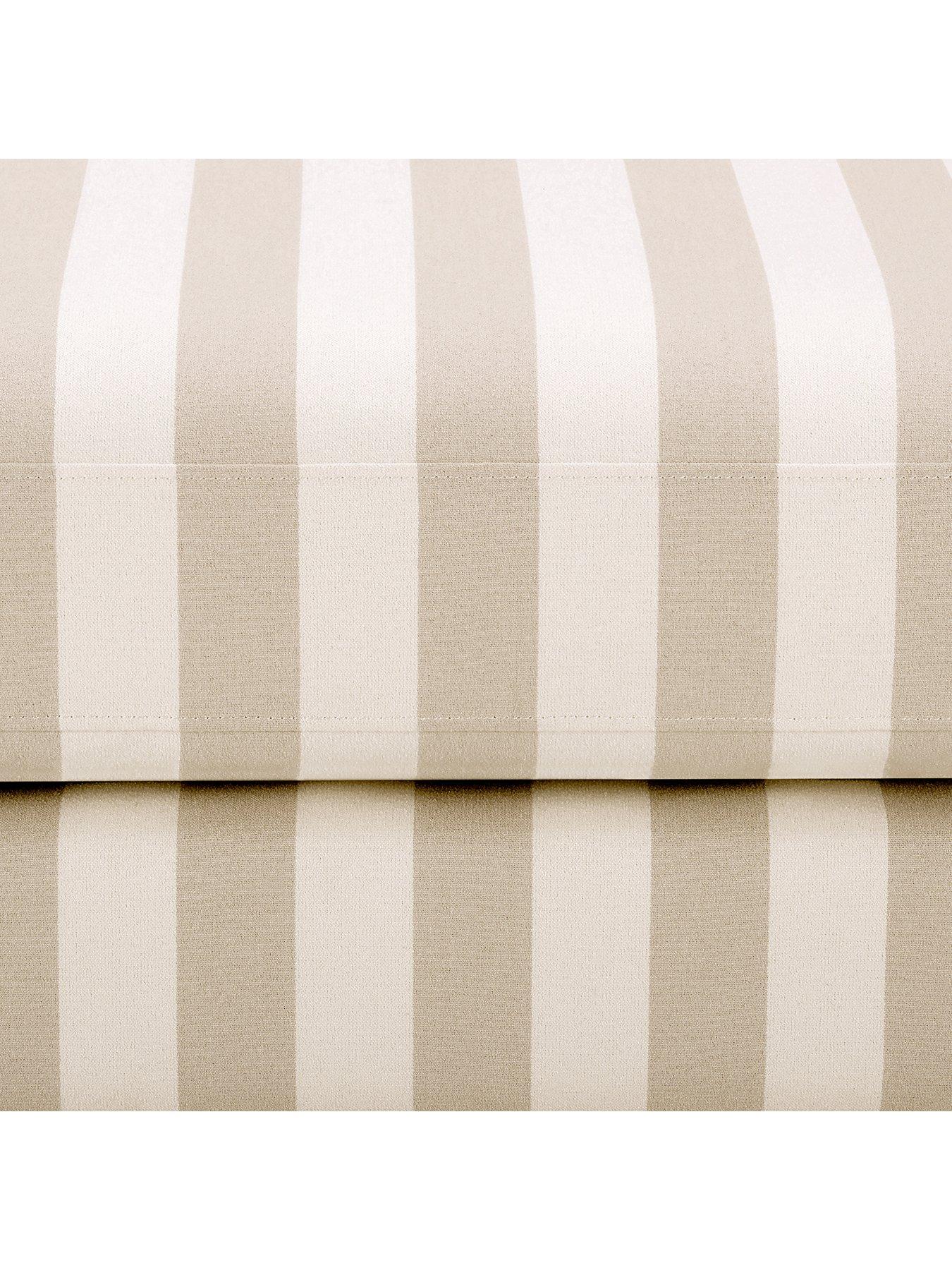 Image 4 of 5 of Dusk Hampshire Pouffe - Natural Stripe
