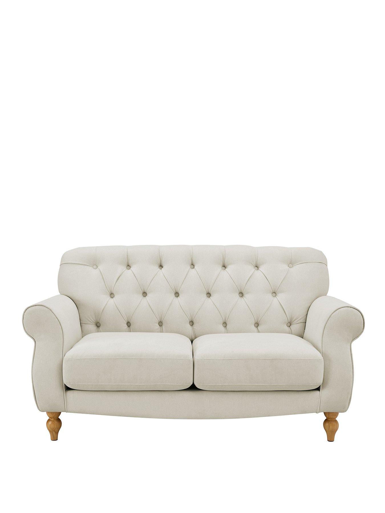 Image 2 of 7 of Dusk Hebden 2 Seater Sofa - Cream Linen