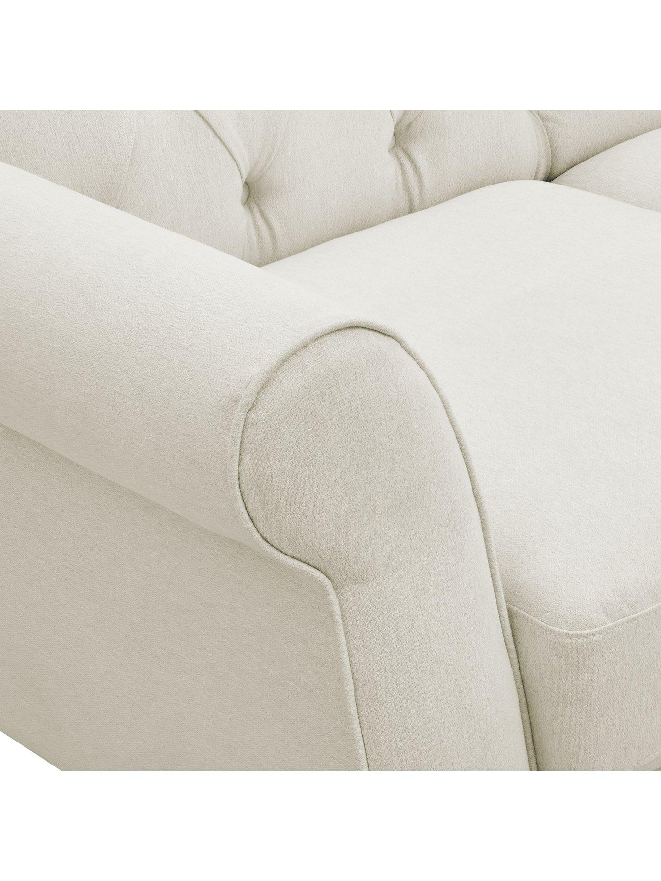 Image 5 of 7 of Dusk Hebden 3 Seater Sofa - Cream Linen