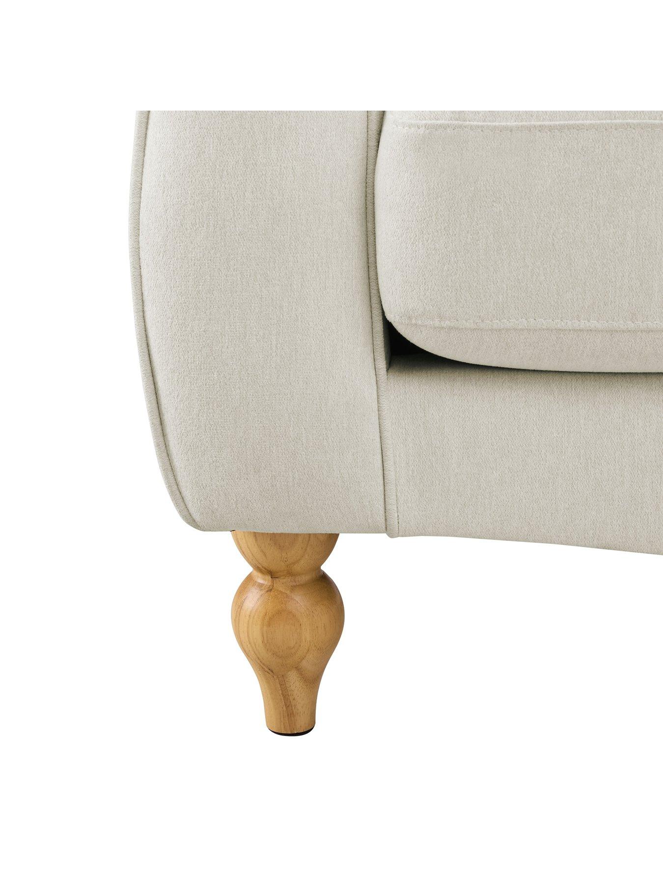 Image 6 of 7 of Dusk Hebden Loveseat - Cream Linen