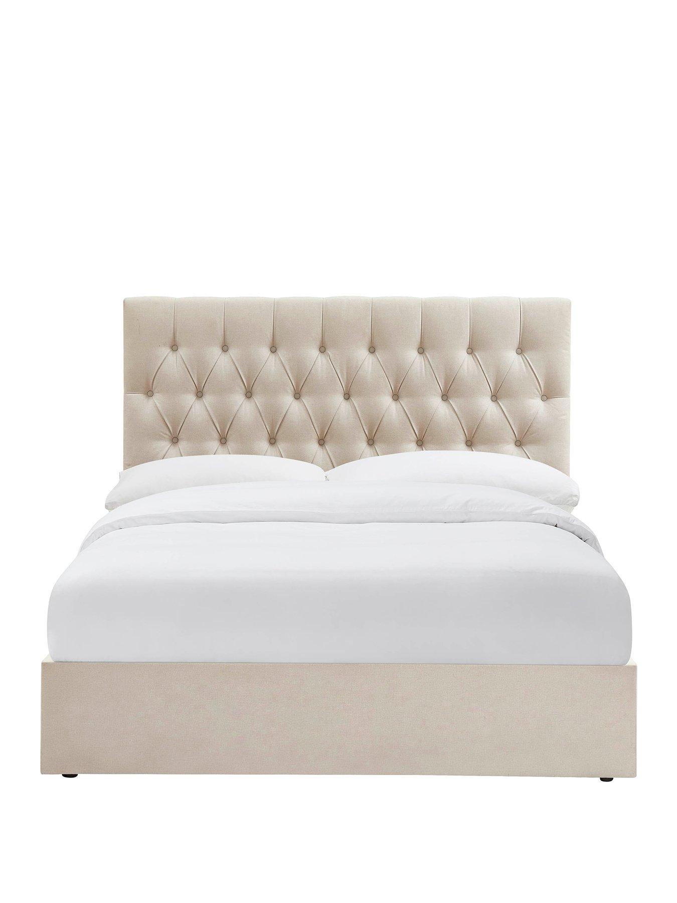 Image 2 of 7 of Dusk Middleton Natural Ottoman Storage Bed
