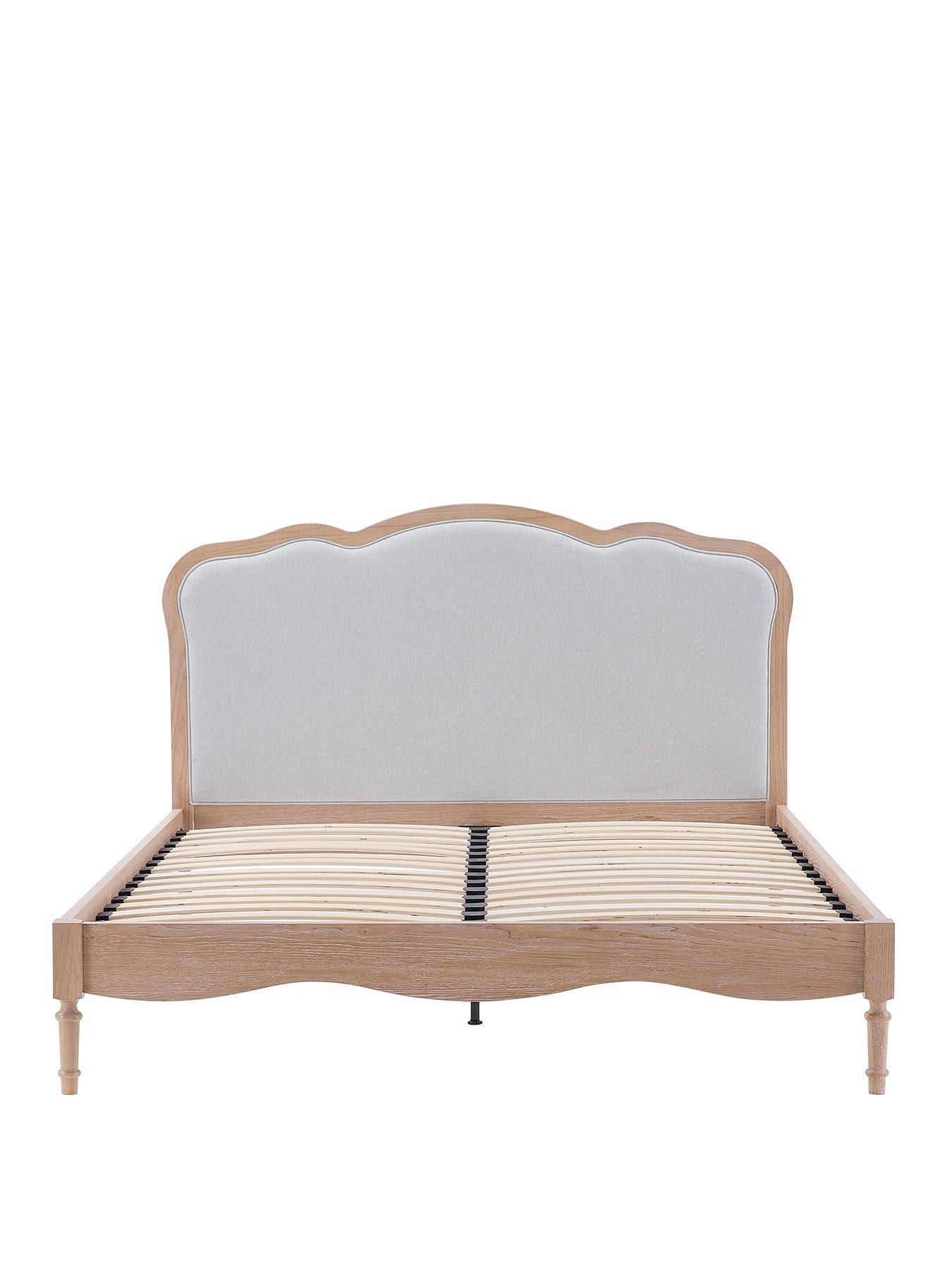 Image 2 of 7 of Dusk Versaille French Full Frame Natural Stripe Double Bed