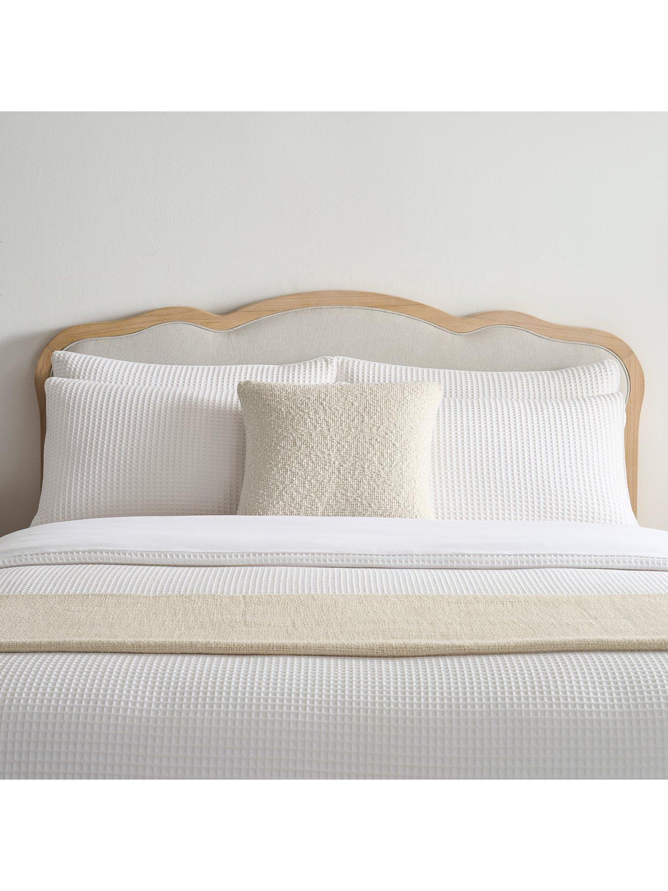 Image 4 of 7 of Dusk Versaille French Full Frame Natural Stripe Double Bed