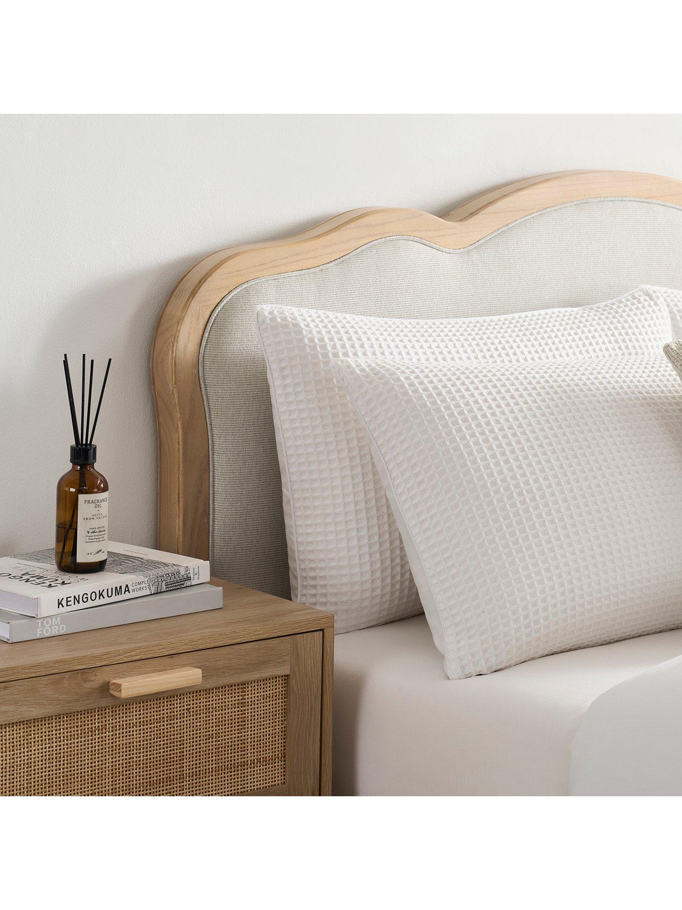 Image 5 of 7 of Dusk Versaille French Full Frame Natural Stripe Double Bed