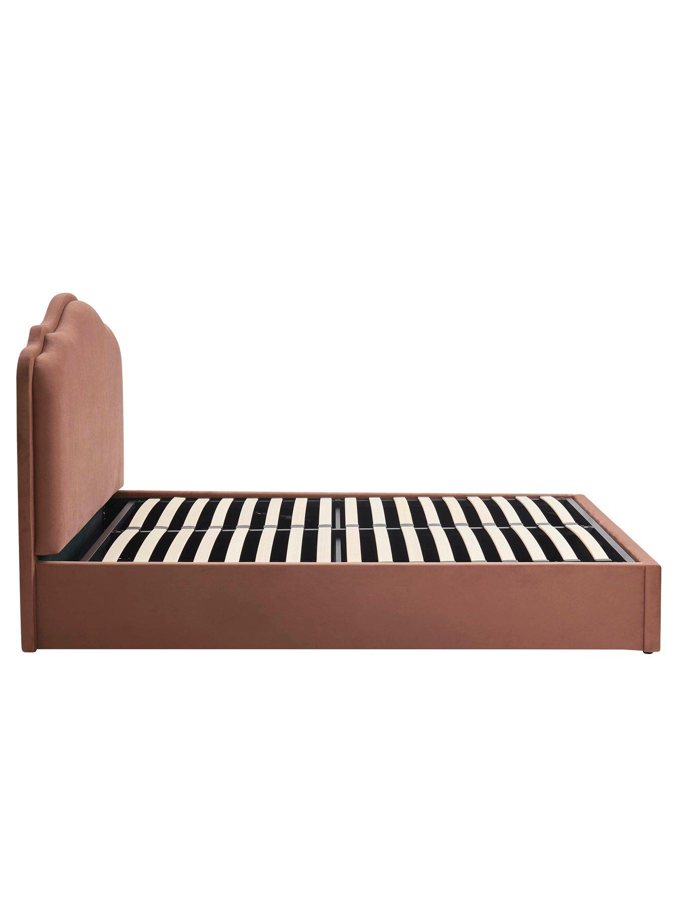 Image 6 of 7 of Dusk Wiltshire Mauve Ottoman Storage Bed
