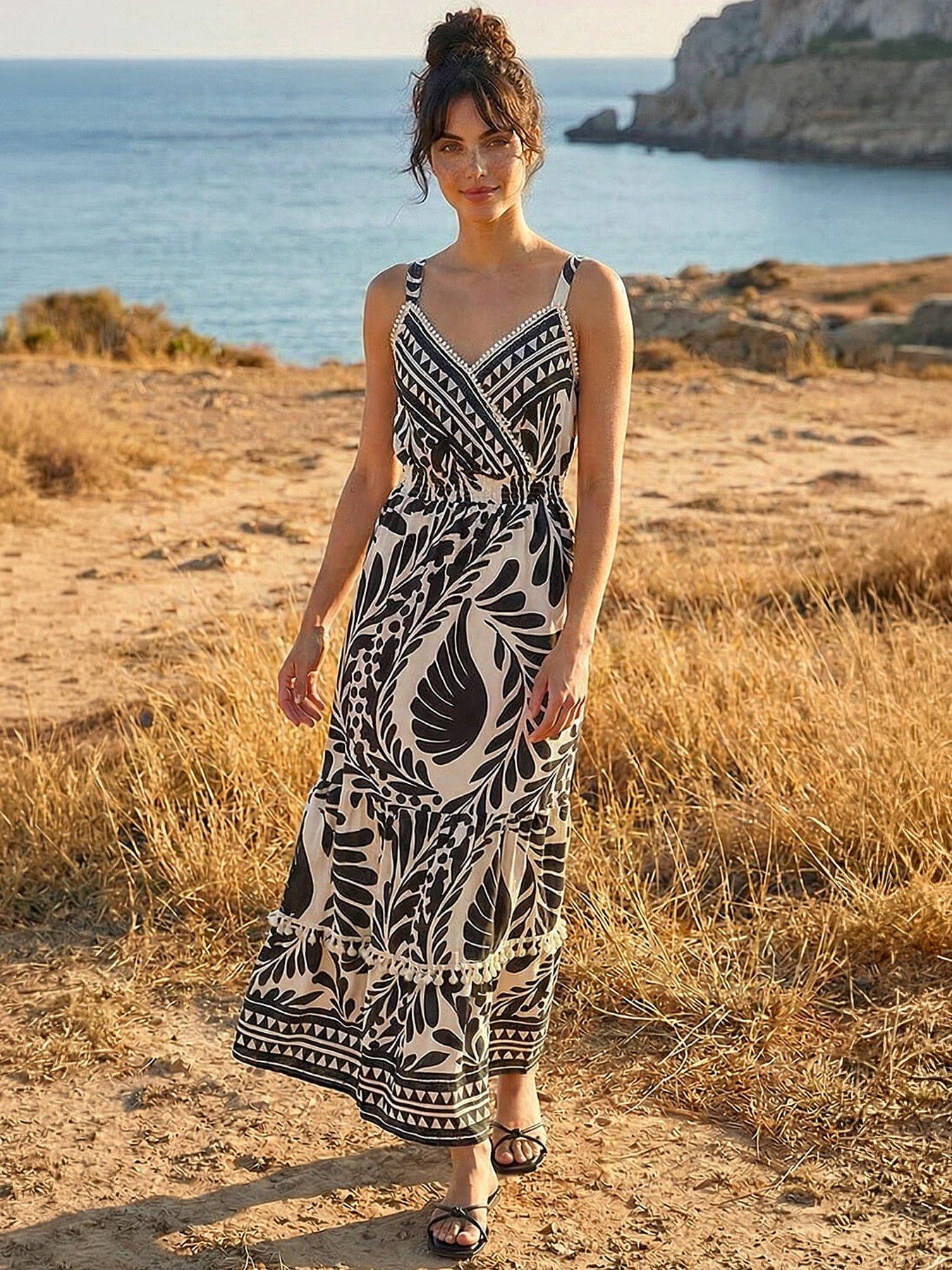 roman-dusk-abstract-twist-maxi-dressfront